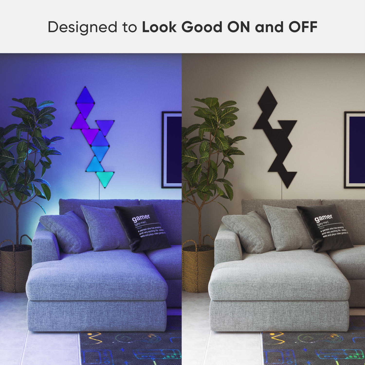 Nanoleaf Shapes Limited Edition Ultra Black Triangles Expansion Pack