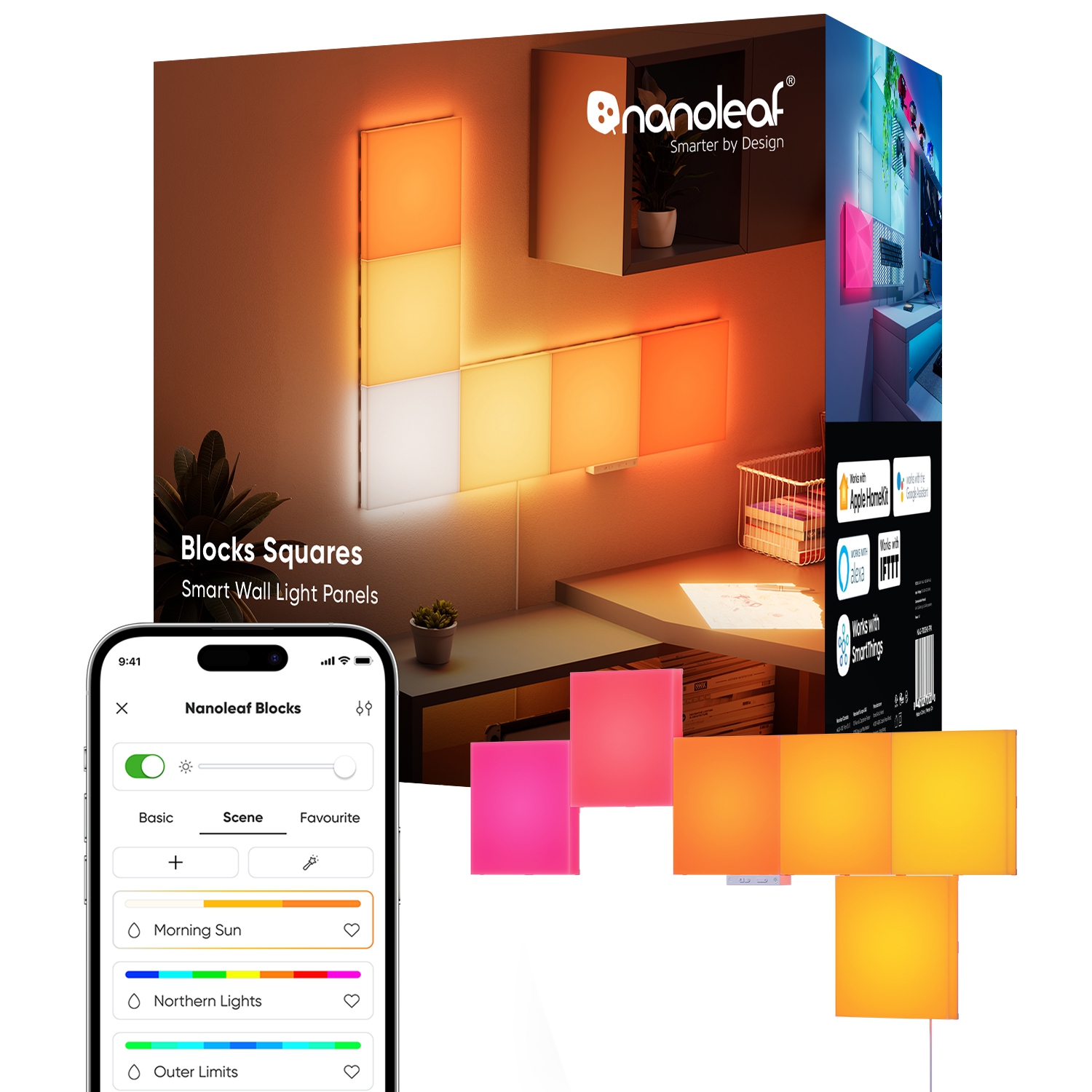 Nanoleaf Blocks Squares Smarter Kit