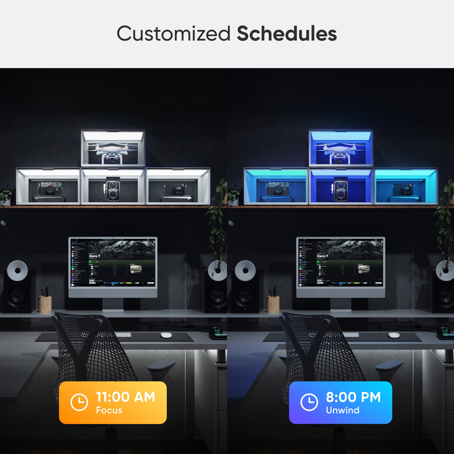 Extension de boîtier d'affichage DEL intelligent de Nanoleaf