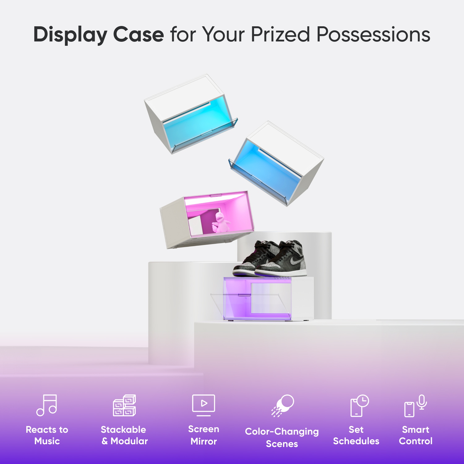 Trousse intelligente pour boîtier de présentoir DEL de Nanoleaf