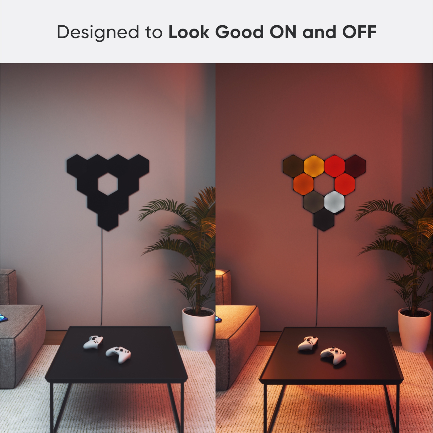 Nanoleaf Shapes Limited Edition Ultra Black Hexagons Expansion Pack