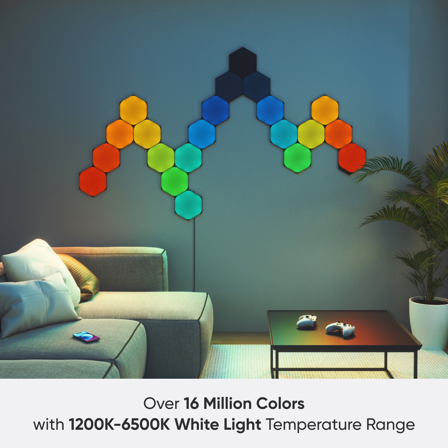 Nanoleaf Shapes Limited Edition Ultra Black Hexagons Expansion Pack