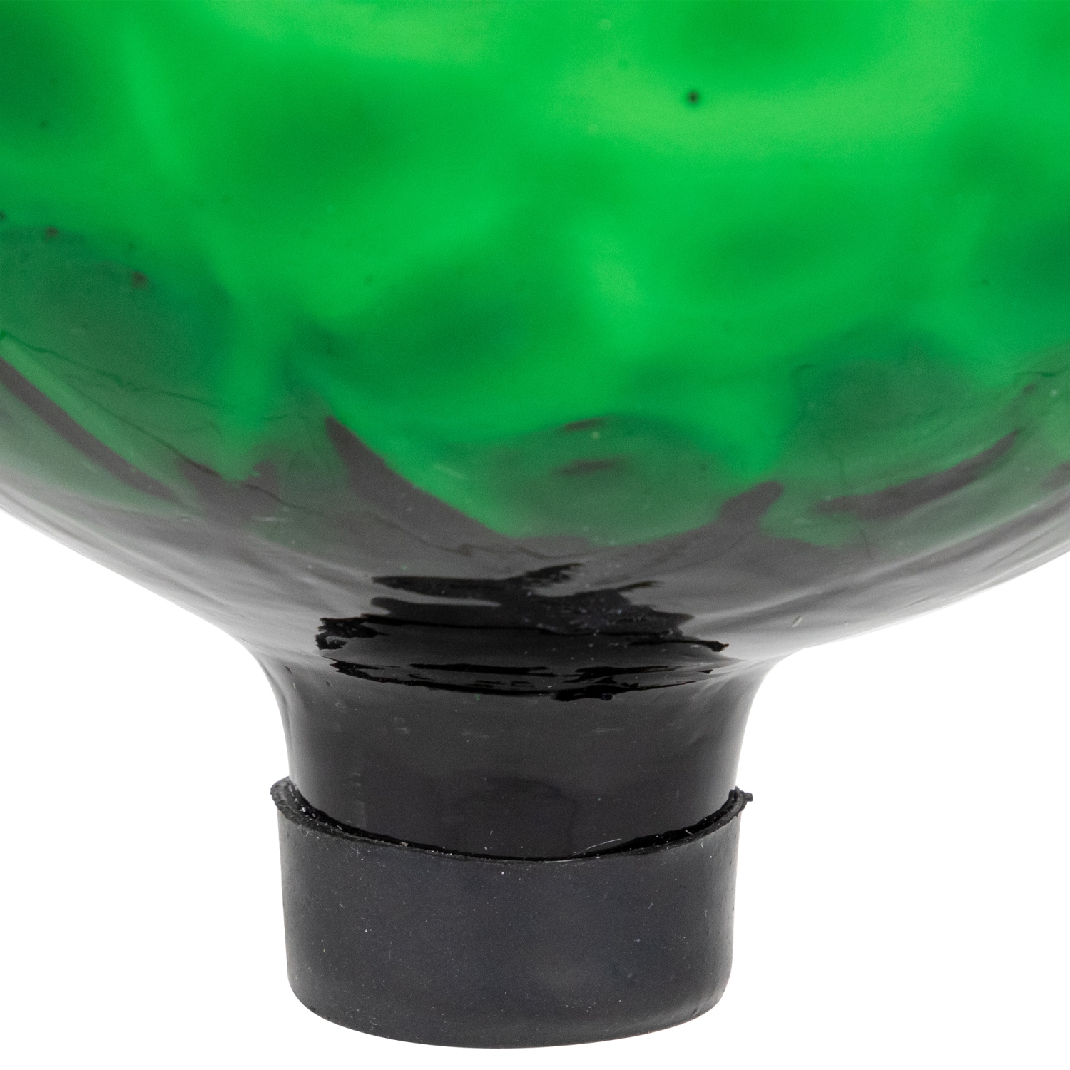 Smooth Turtle Shell Inspired Mirrored Outdoor Garden Gazing Ball - 10" - Green