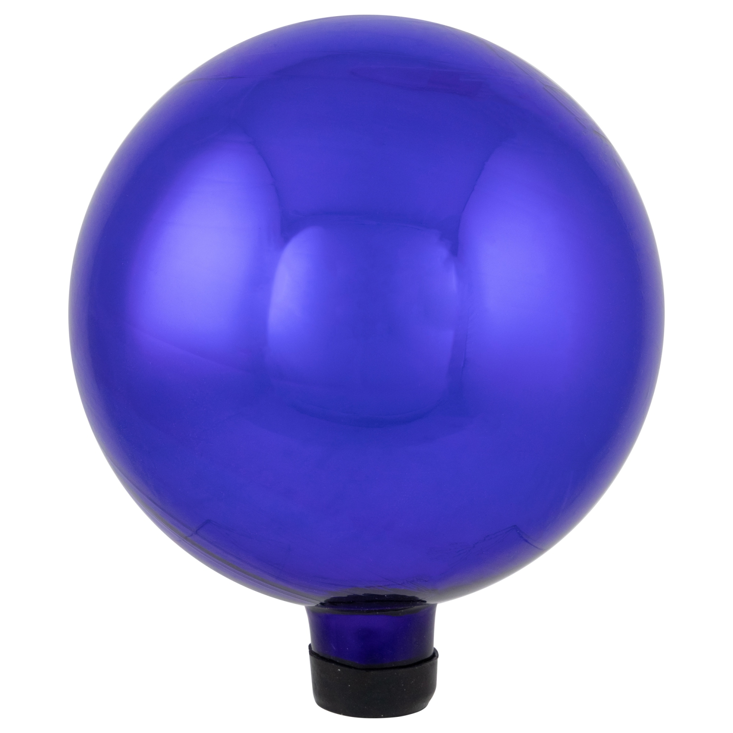 Mirrored Glass Outdoor Garden Gazing Ball - 10" - Blue
