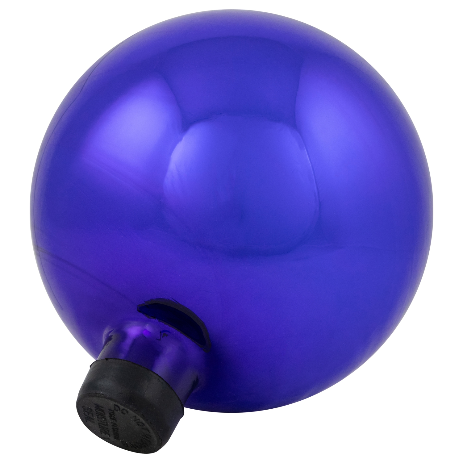 Mirrored Glass Outdoor Garden Gazing Ball - 10" - Blue