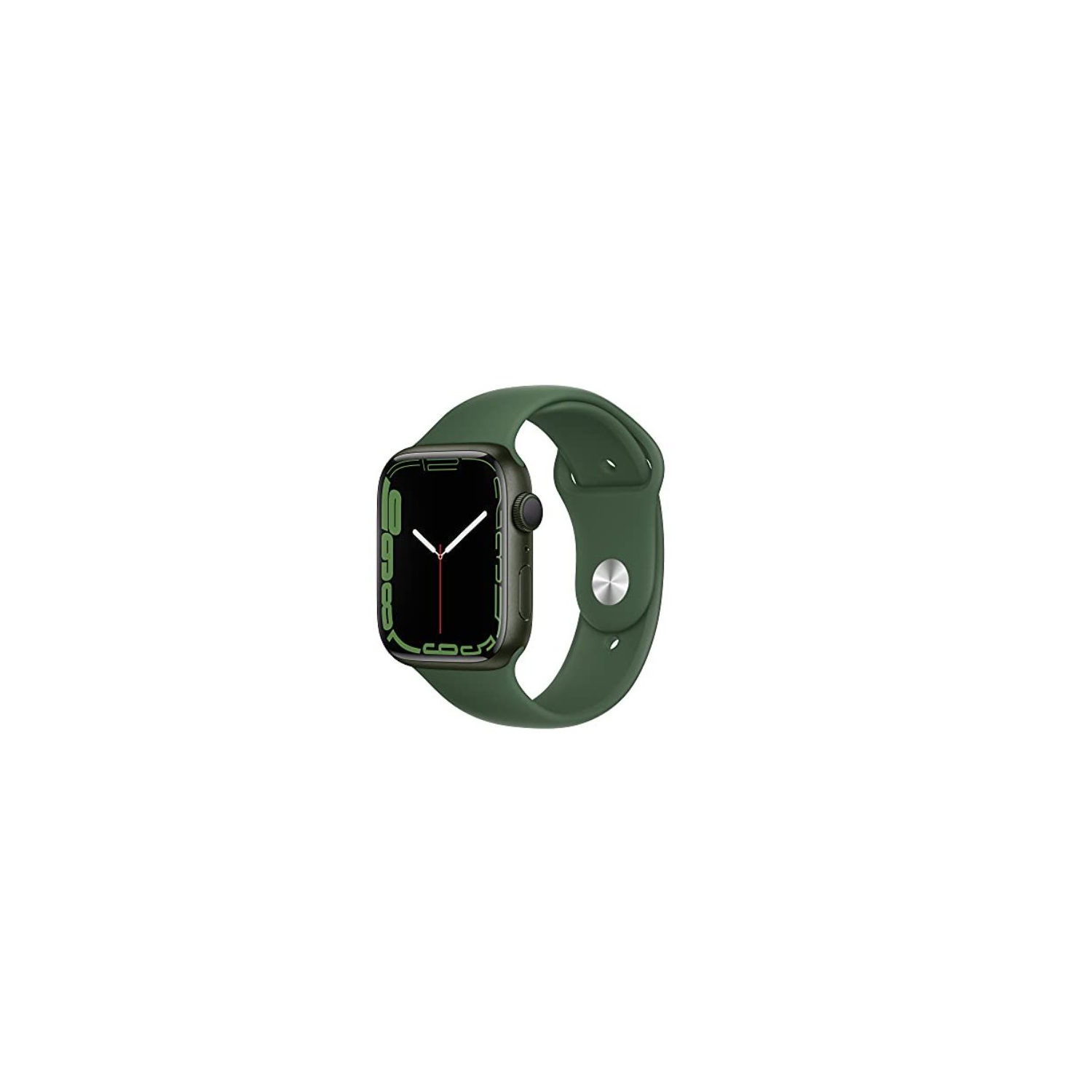 Apple Watch Series 7 [GPS + Cellular, 45mm] Smart Watch w/ Green Aluminum Case with Sport Band -Open Box