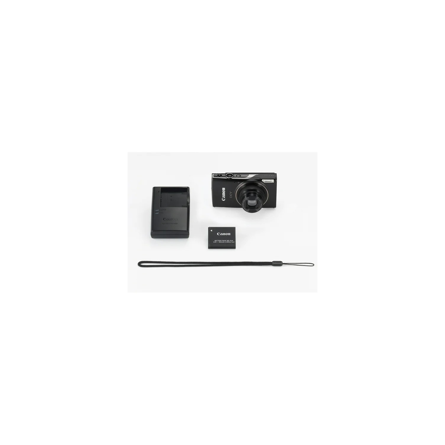 Canon Compact Digital Camera IXY 650 12x Optical Zoom IXY650 Black with 64GB Card and Tripod Bundle