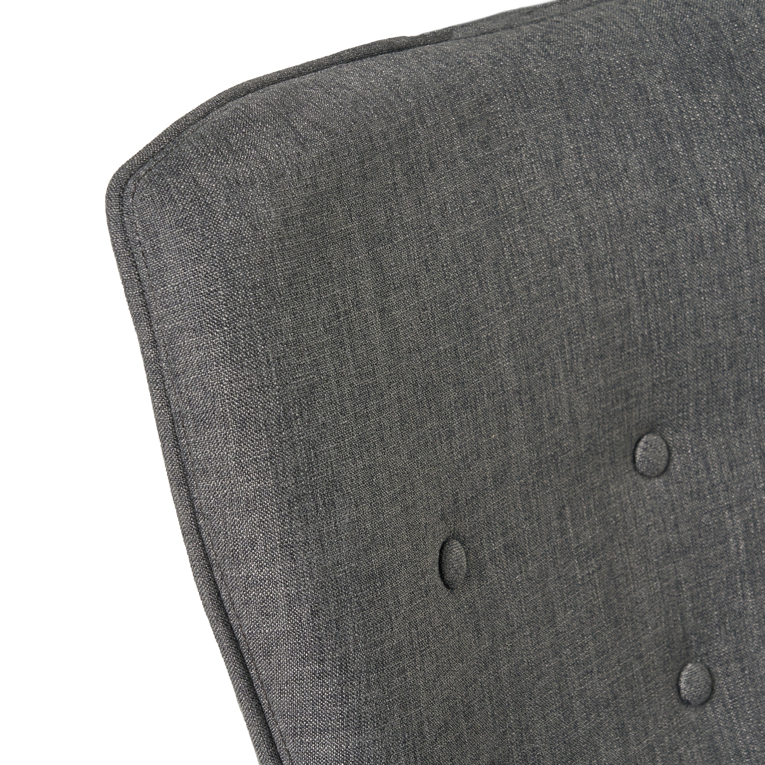 Fauteuil moderne mid Century avec pouf, fauteuil d'appoint capitonné à oreilles avec repose-pieds assorti, tissu recouvert