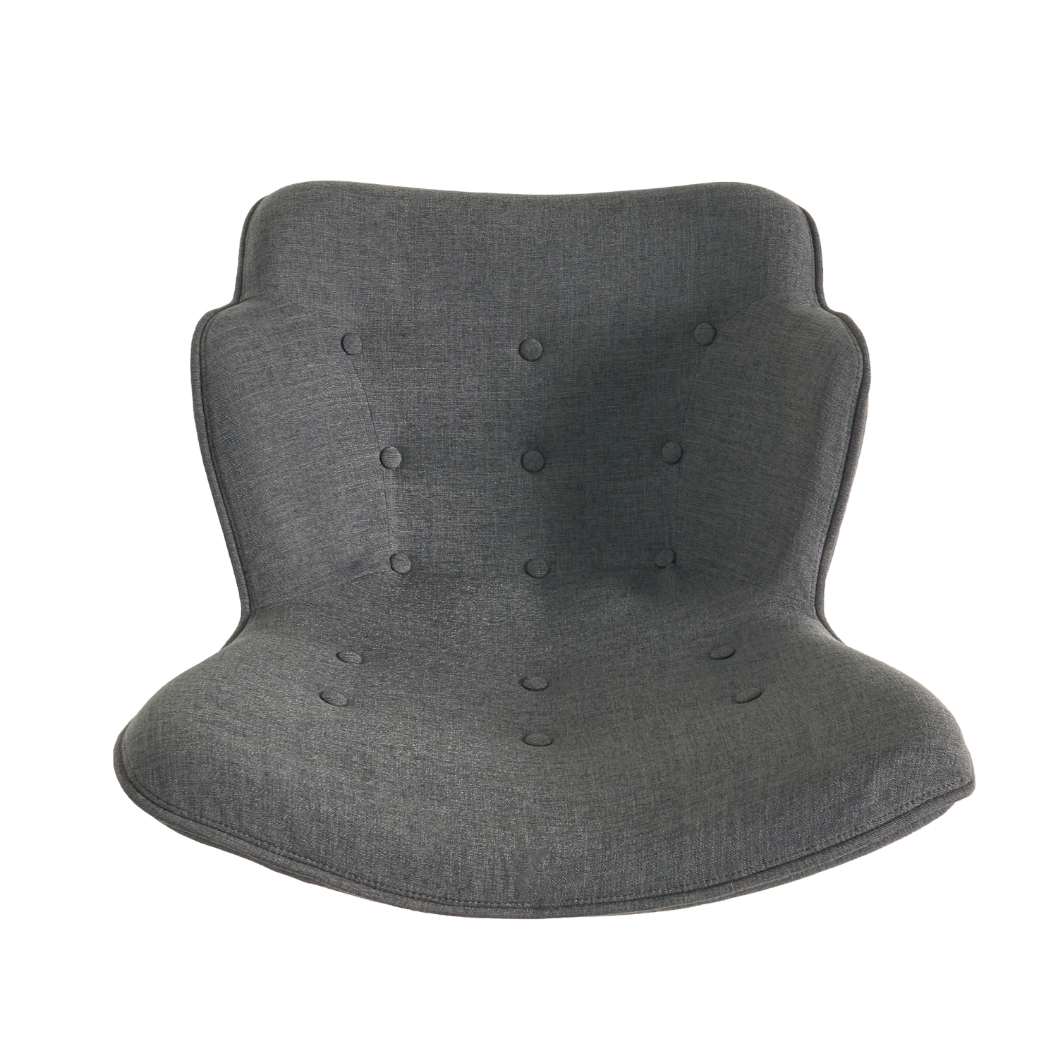 Fauteuil moderne mid Century avec pouf, fauteuil d'appoint capitonné à oreilles avec repose-pieds assorti, tissu recouvert