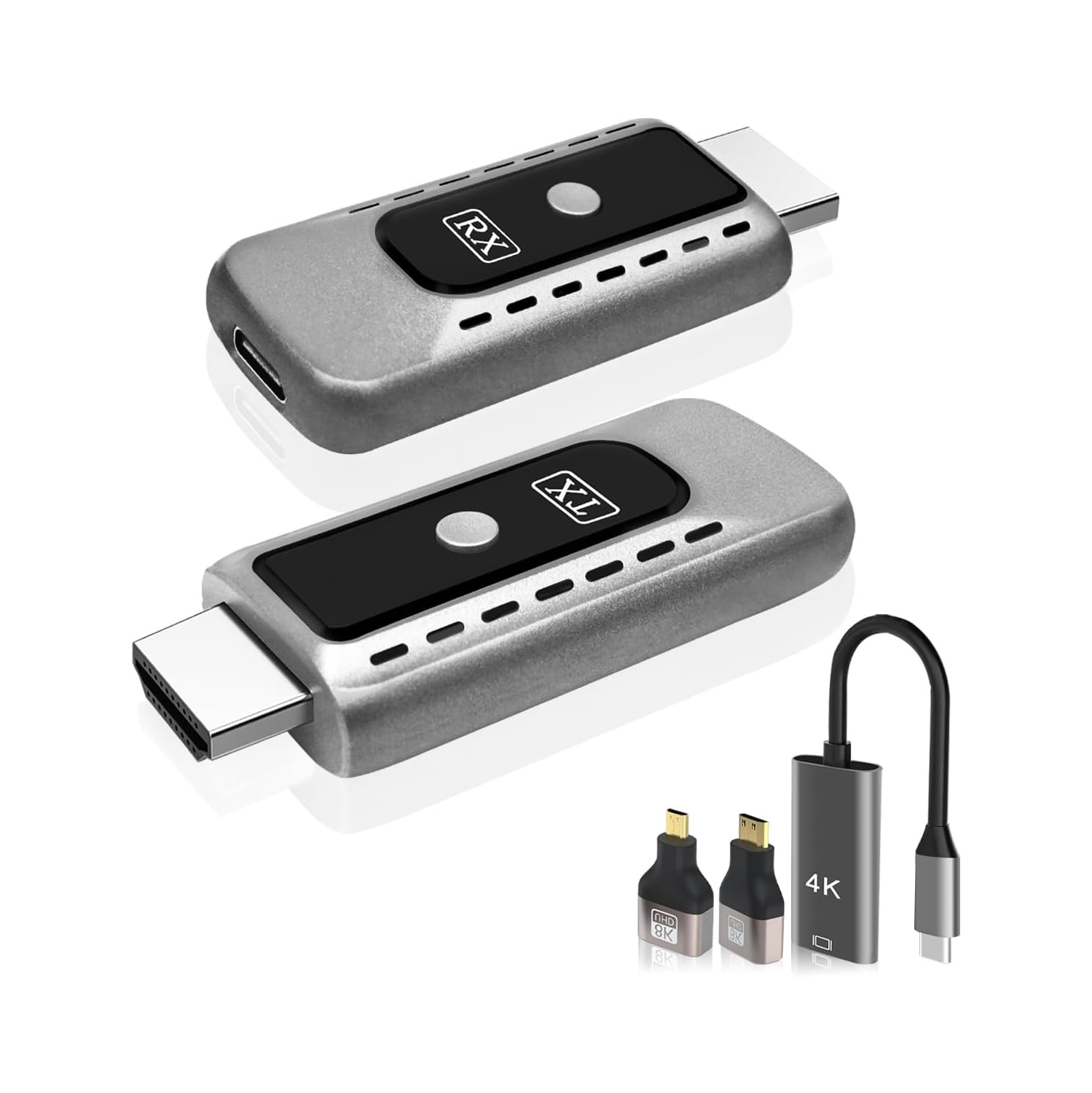 Wireless HDMI Kit to Stream Video and Audio from Laptop or Projector to Monitor