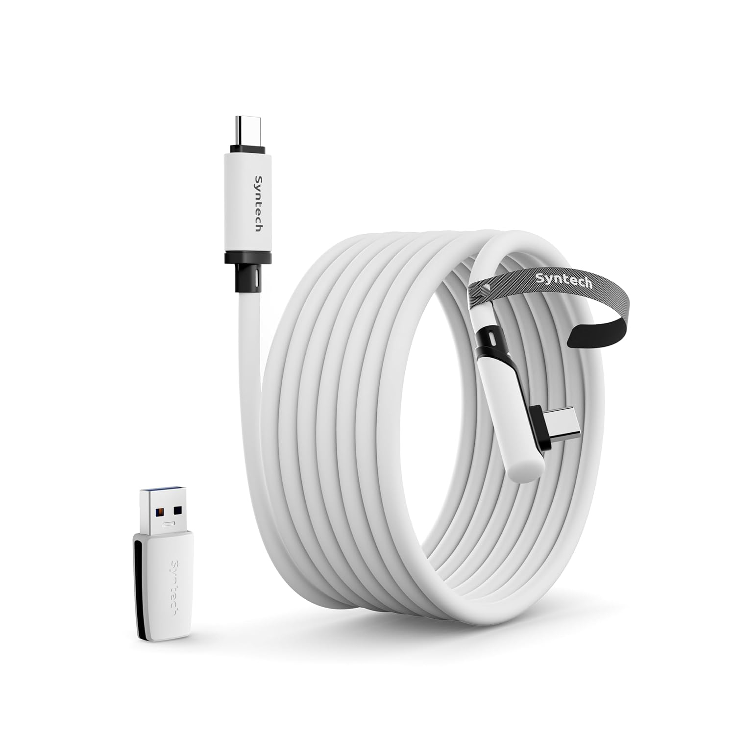 16FT High-Speed Link Cable works with Meta/Oculus Quest 3S/Quest 3/Quest 2/Pro, Pico 4/Ultra, & PC/SteamVR Upgraded Type-C Cable with USB 3.0 Adapter for Fast Data Transfer in VR