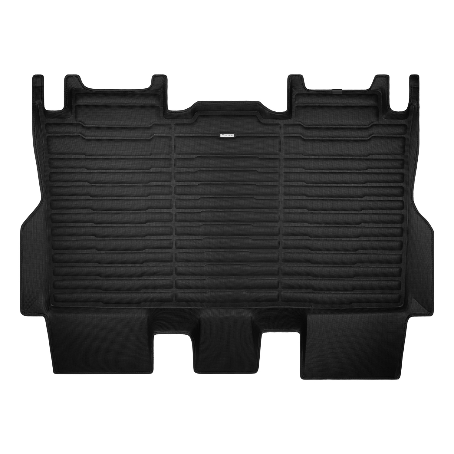 TuxMat - For Tesla CyberTruck 2024-2026 Models - Custom Car Mats - Maximum Coverage, All Weather, Laser Measured - This Full Set Includes 1st and 2nd