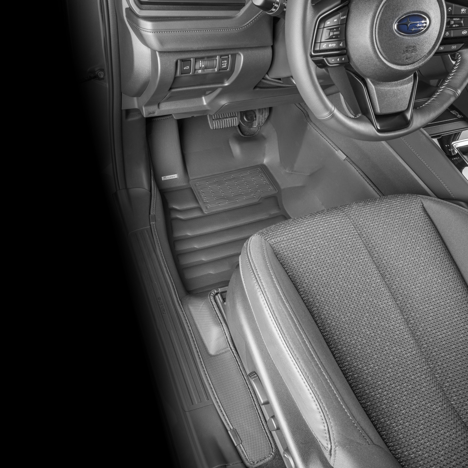 Tapis TuxMat - Pour les modèles Subaru Forester 2025-2026 - Tapis d'auto personnalisés - Couverture maximale, toutes saisons, mesuré au laser - Cet
