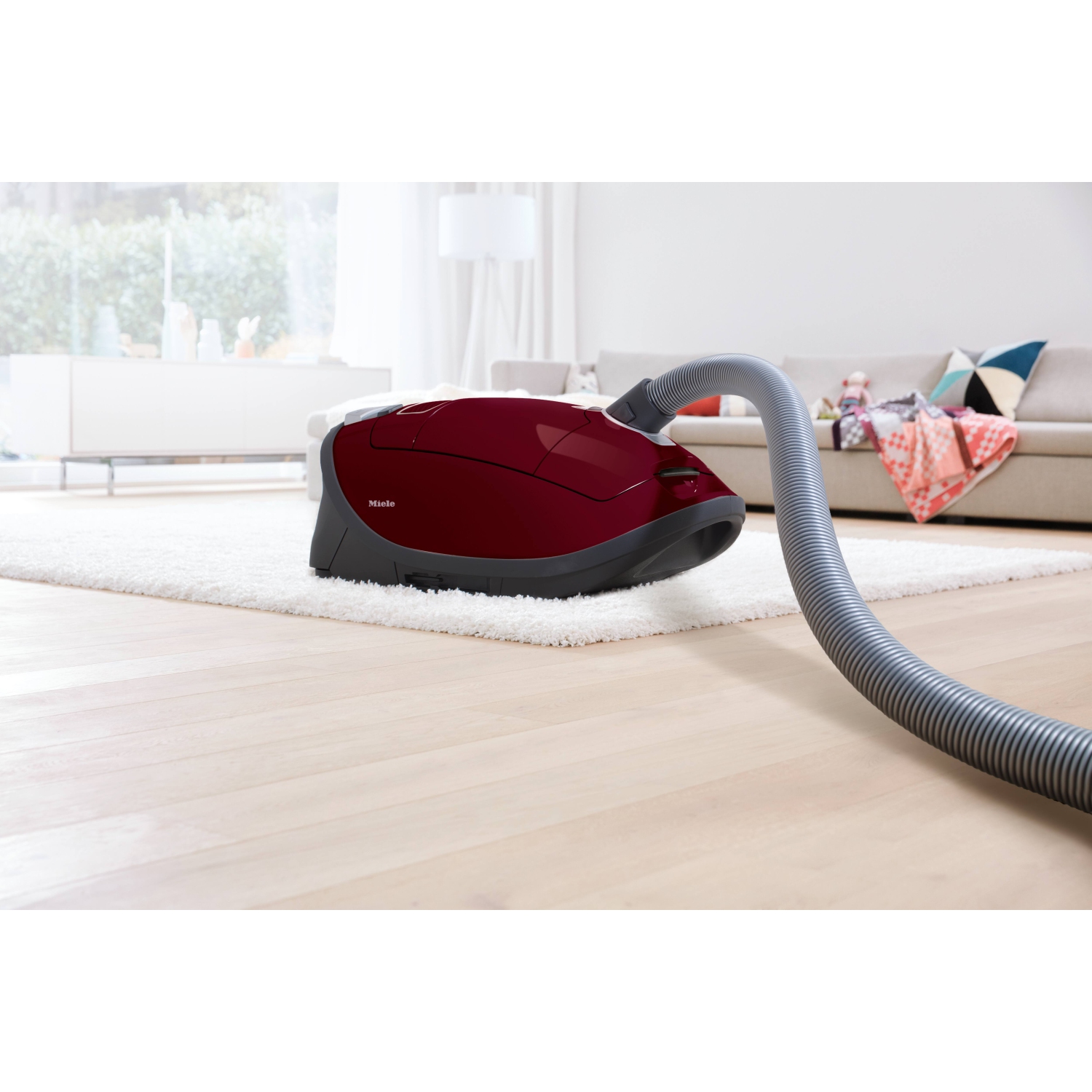 Miele Complete C3 Limited Edition Canister Vacuum Cleaner -Tayberry Red - 41GDE040CDN - Refurbished Excellent