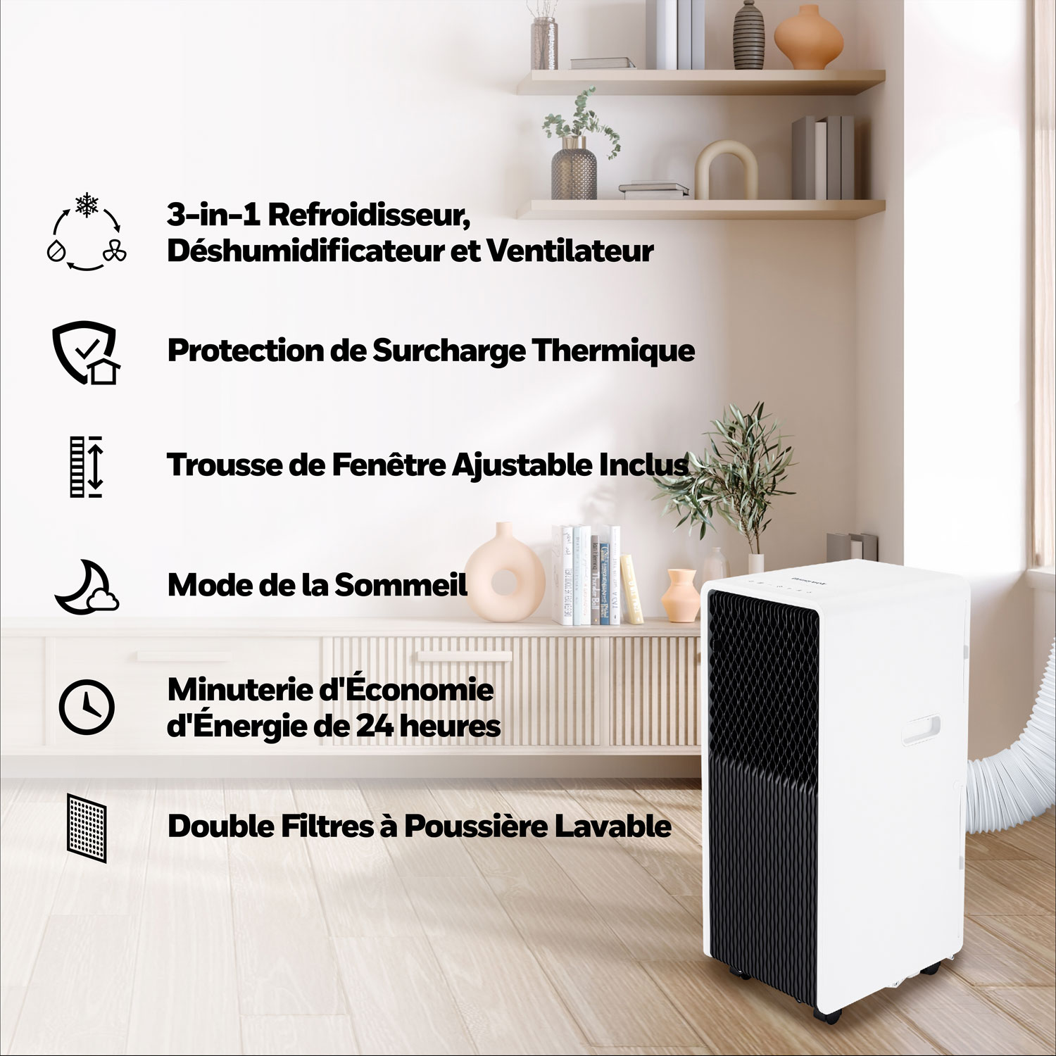 Honeywell Smart Portable Air Conditioner with Wi-Fi - 11000 BTU