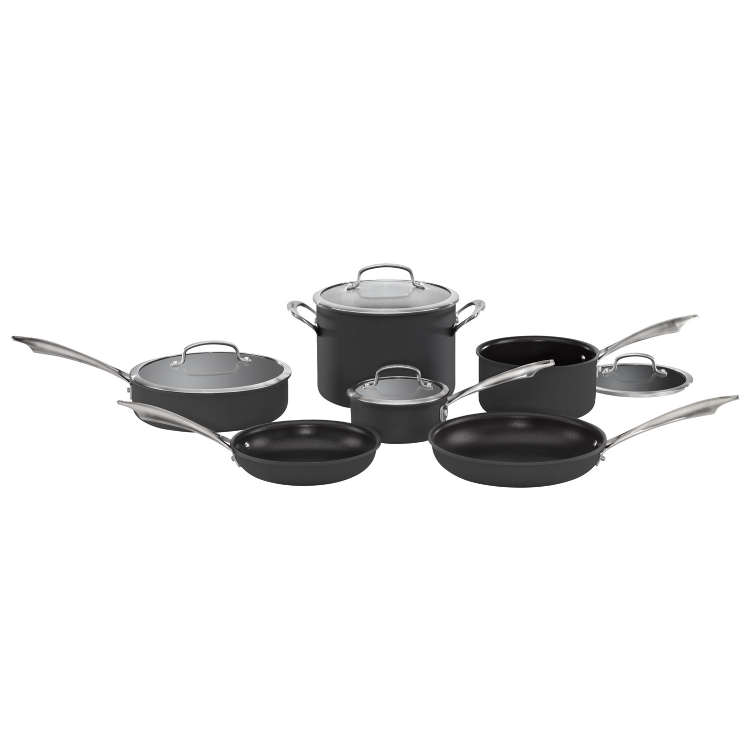 Cuisinart 10-Piece Induction Cookware Set - Silver
