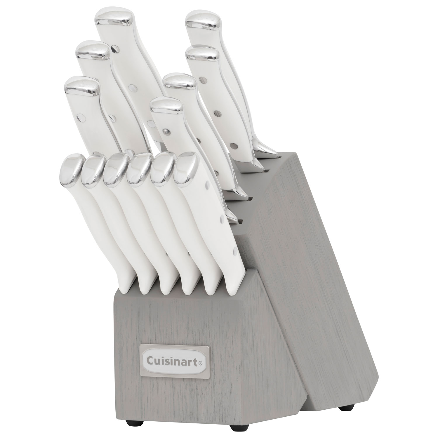 Porte-couteau de 14 pièces en acier allemand de Cuisinart