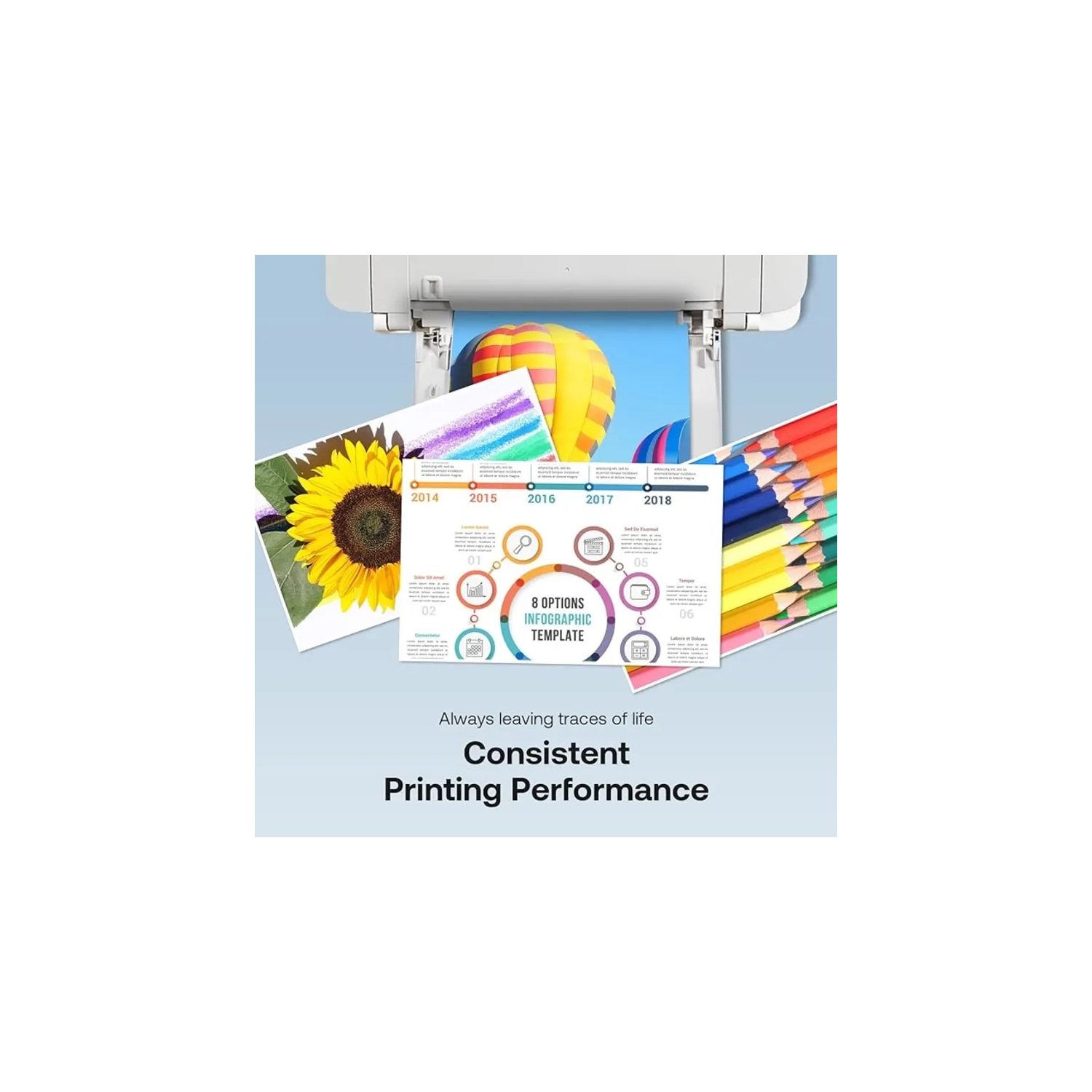 63XL Ink Cartridges Replacement for HP 63 - Remanufactured for DeskJet 3630, Envy 4520, OfficeJet 3830, 4650