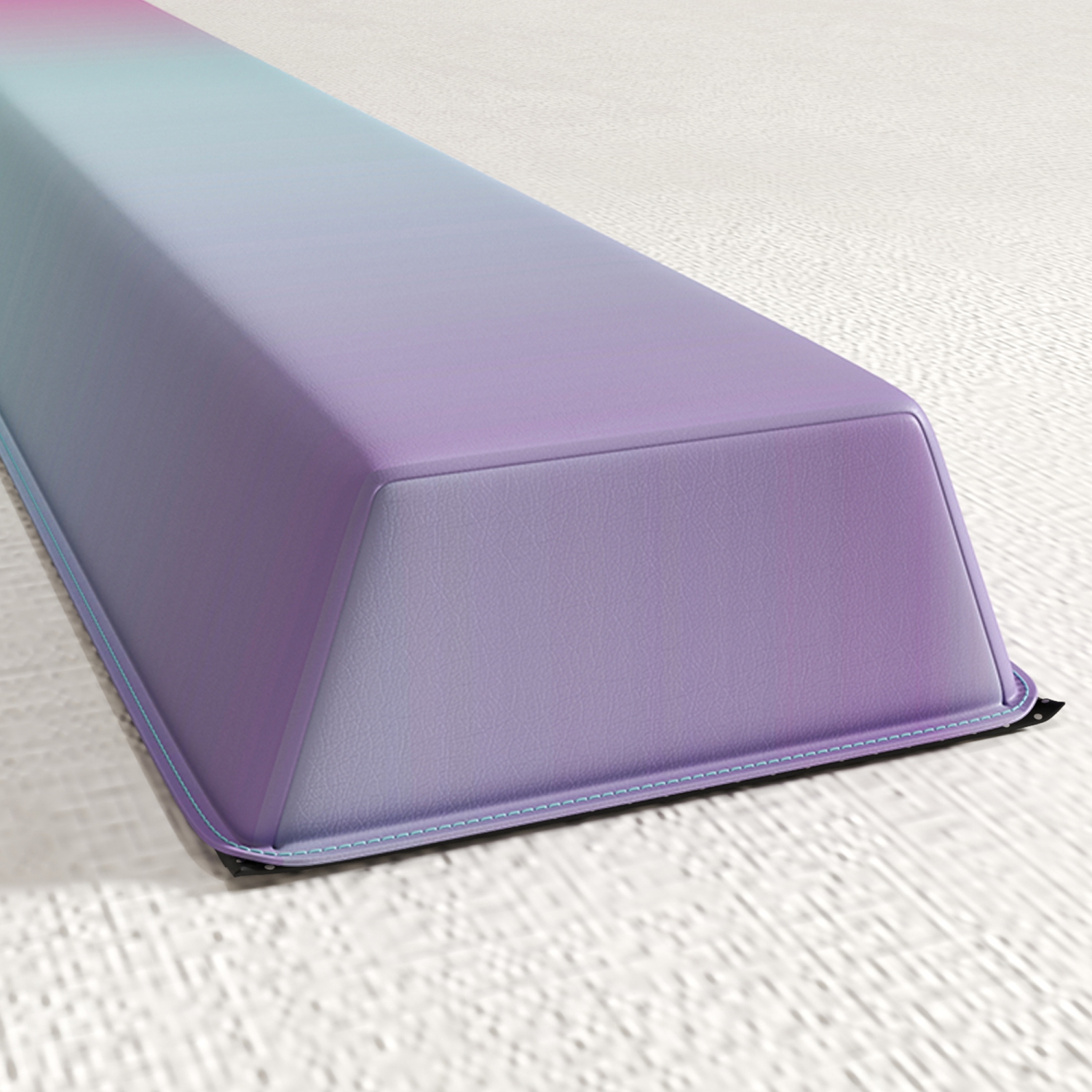 Soozier 7ft Folding Balance Beam, Gymnastics Beam with Anti Slip Bottom, Floor Gymnastics Equipment for Kids, Beginners and Professional Gymnasts