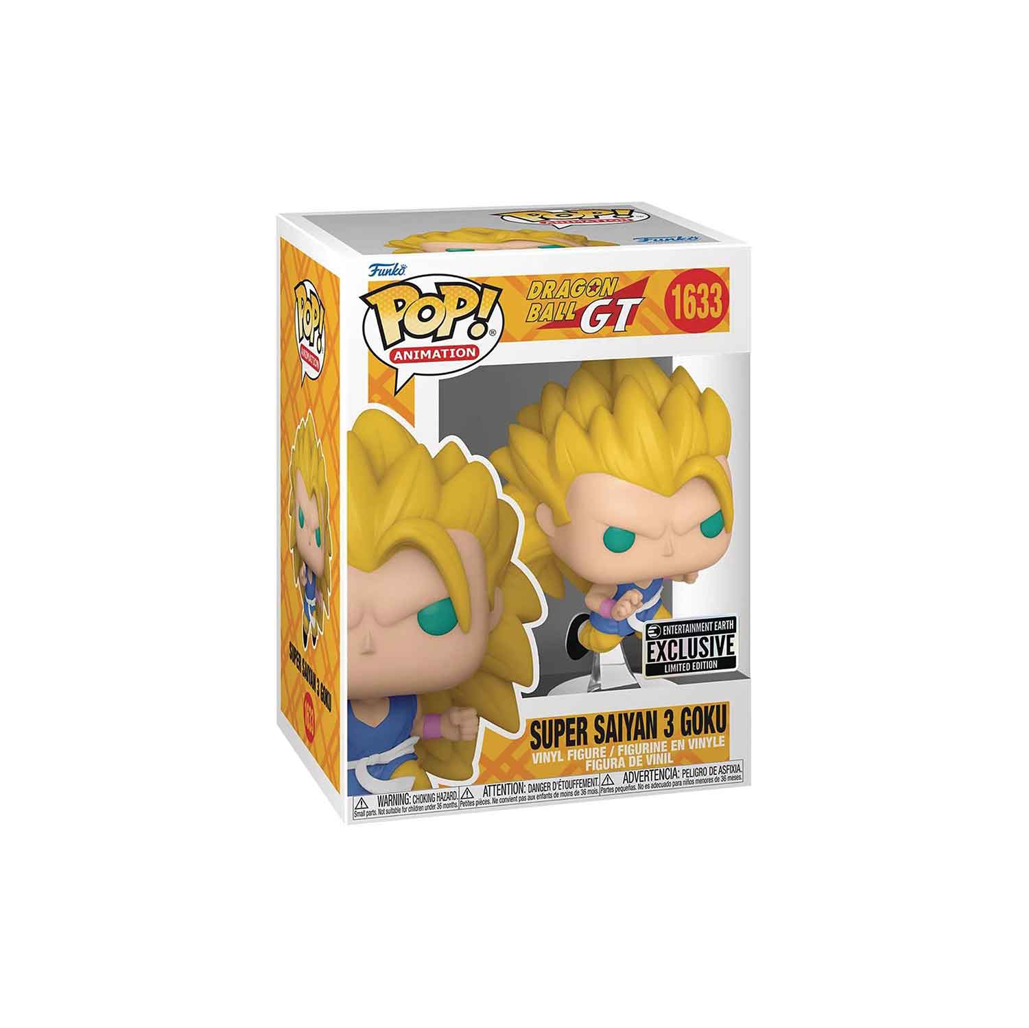 Pop Animation Dragonball GT 3.75 Inch Action Figure Exclusive - Super Saiyan 3 Goku #1633