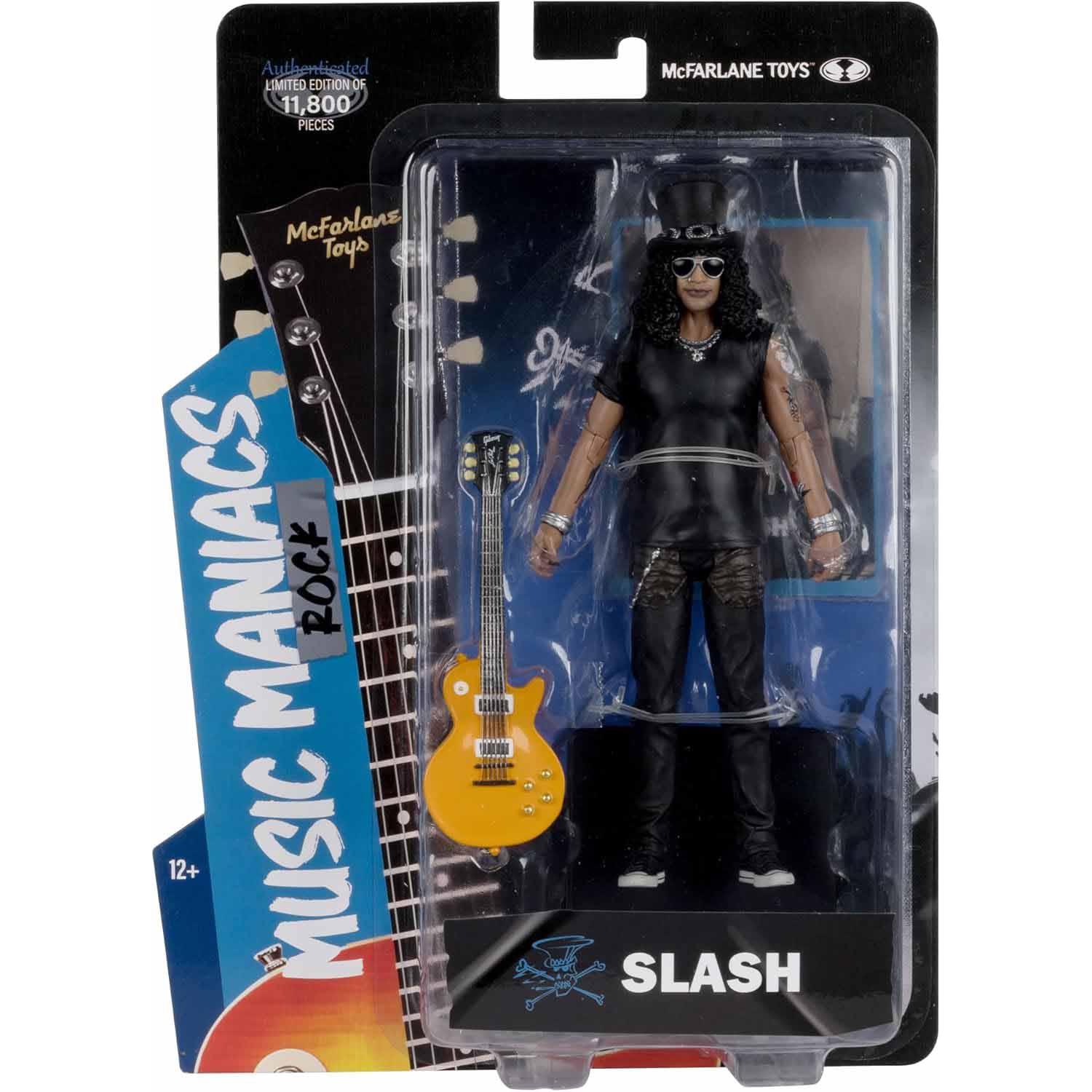 Figurine statique Rock & Roll de 6&nbsp;po de Music Maniacs - Wave 3 - Slash