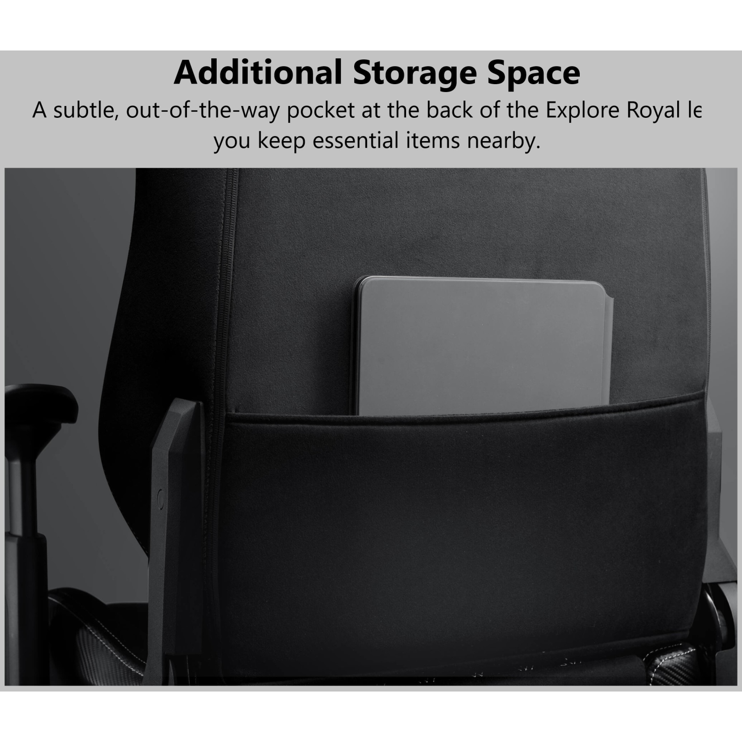 Cougar Explore Royal Office Gaming Chair - Ergonomic, High Back PVC Leather Upholstery Reclining Backrest, Black/Gold