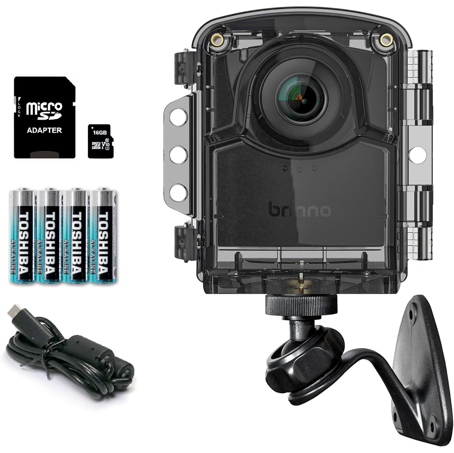 Brinno TLC2020 Outdoor Time Lapse Bundle with: Full HD Camera, IP67 Waterproof Housing, Secure Mount (AWM1000) – HDR – 99 Day Battery – Flexible