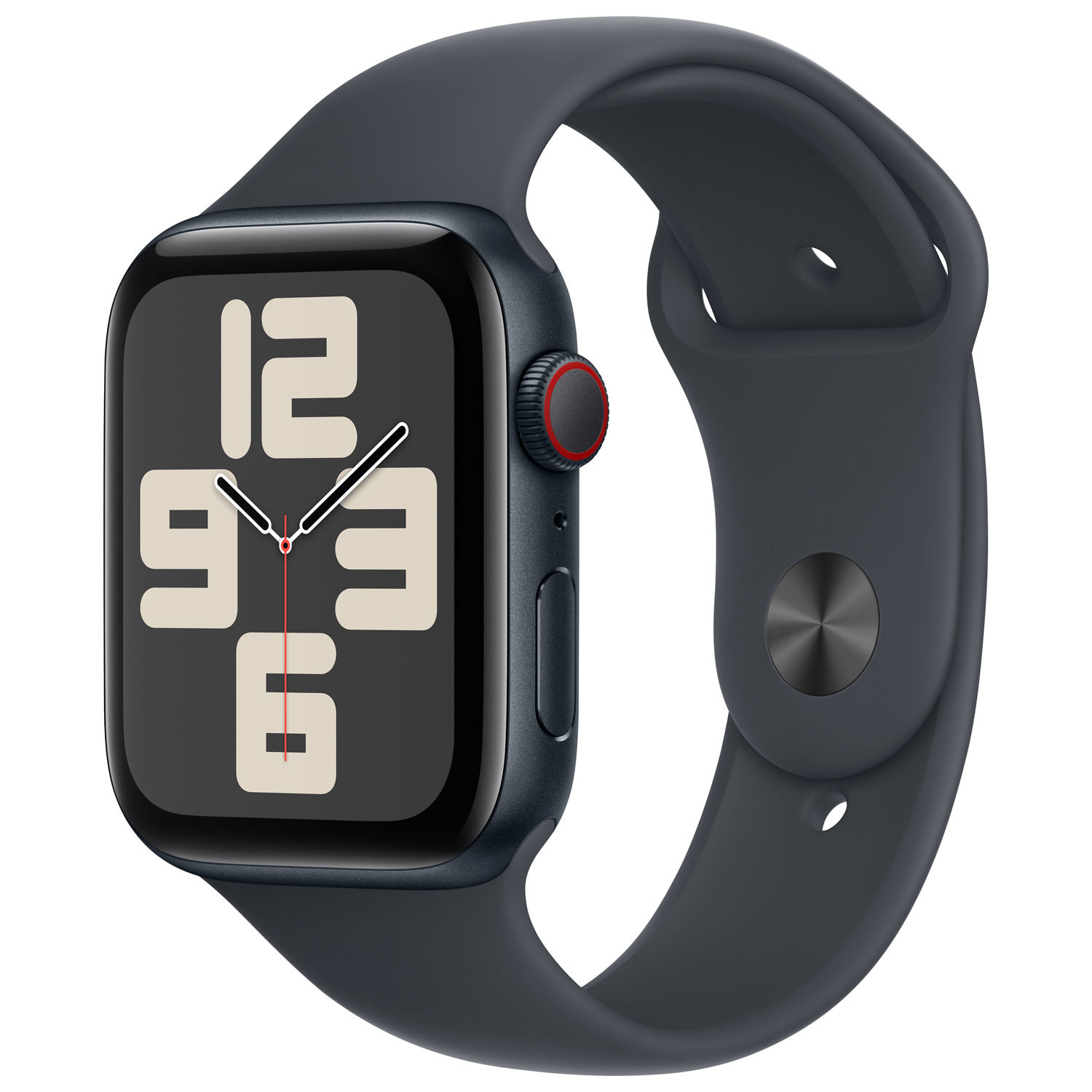 Koodo Apple Watch SE (GPS + Cellular) 44mm Midnight Aluminum Case with Midnight Sport Band - Medium/Large - Monthly Tab Payment