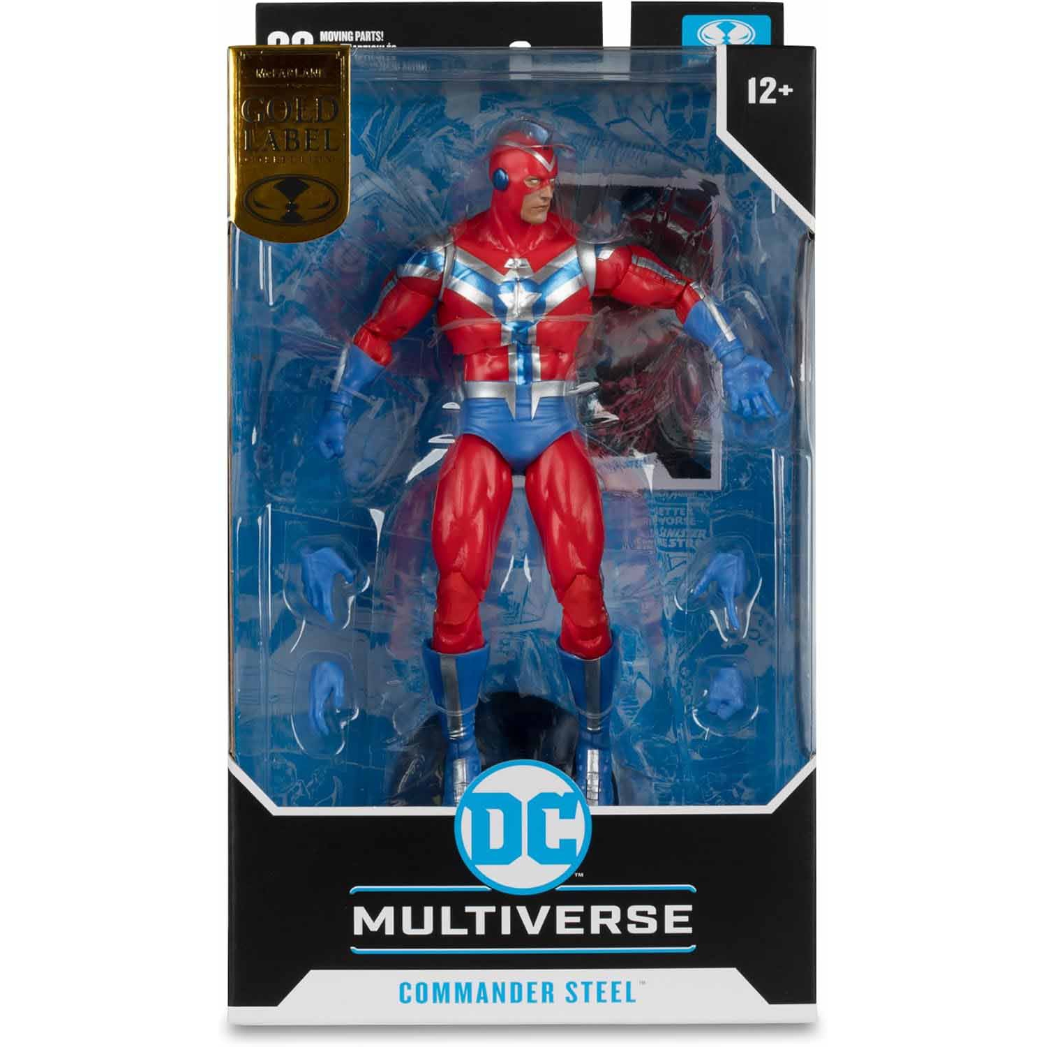 DC Multiverse JSA 7 Inch Action Figure Exclusive - Commander Steel Gold Label