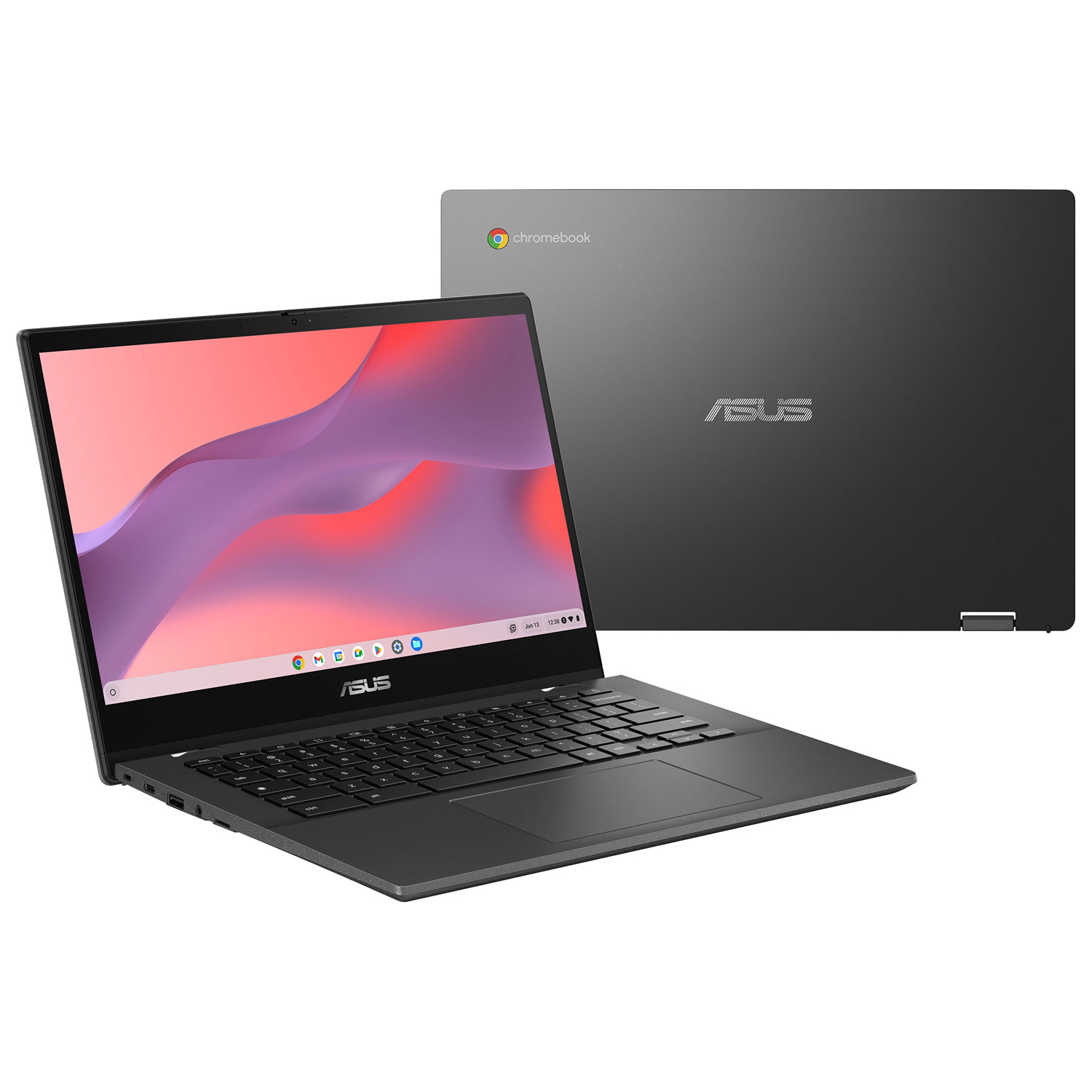 ASUS CM14 Flip 14" Touchscreen 2-in-1 Chromebook - Gravity Grey (MediaTek Kompanio 520/8GB RAM/128GB SSD)