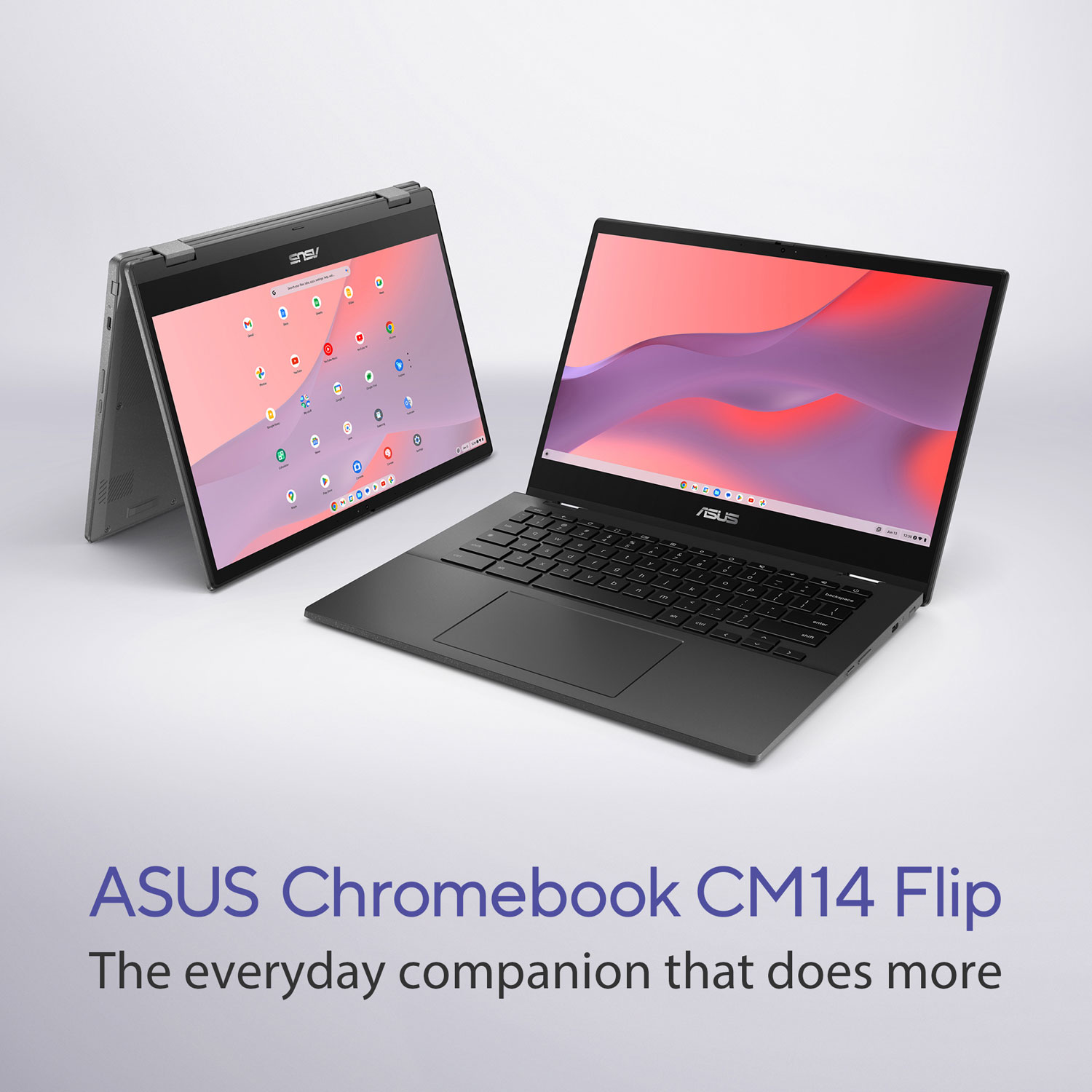 Chromebook 2-en-1 à écran tactile de 14 po CM14 Flip d'ASUS avec 3 mois de forfait Google AI Pro