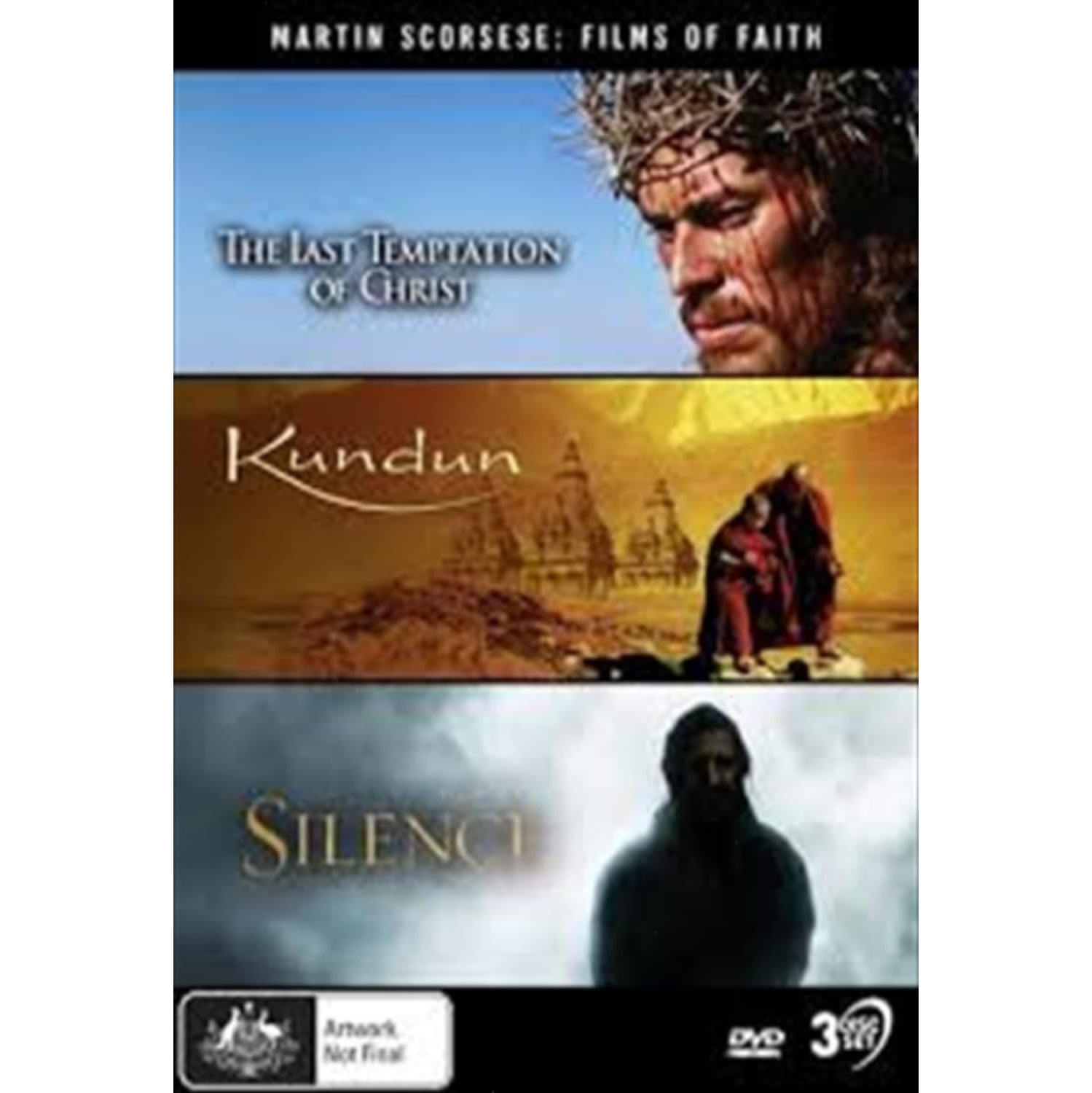 Martin Scorsese: Films of Faith (The Last Temptation of Christ / Kundun / Silence) [Import] - (Australia - Import, NTSC Region 0) - [DVD]