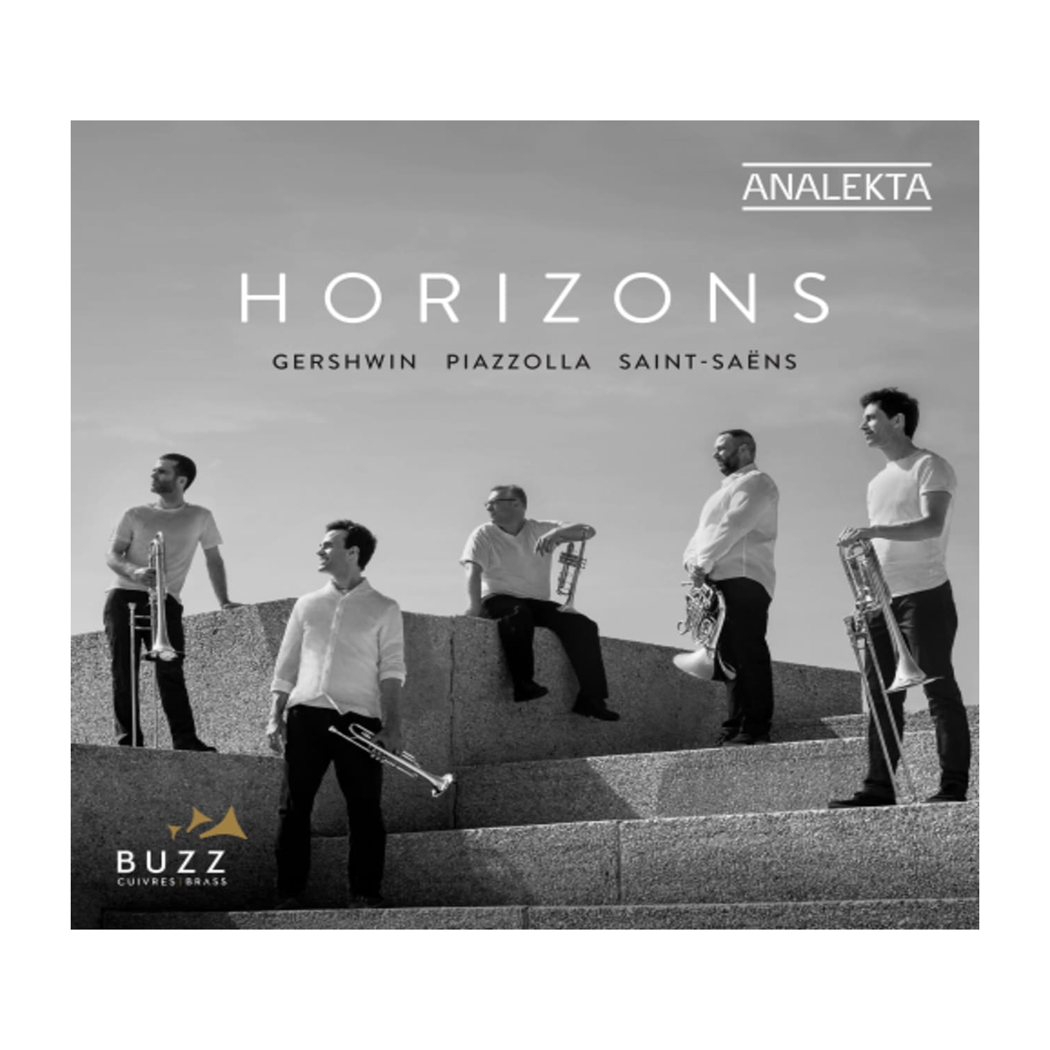Buzz Cuivres - Gershwin Piazzolla And Saint Saens: Horizons - [CD]