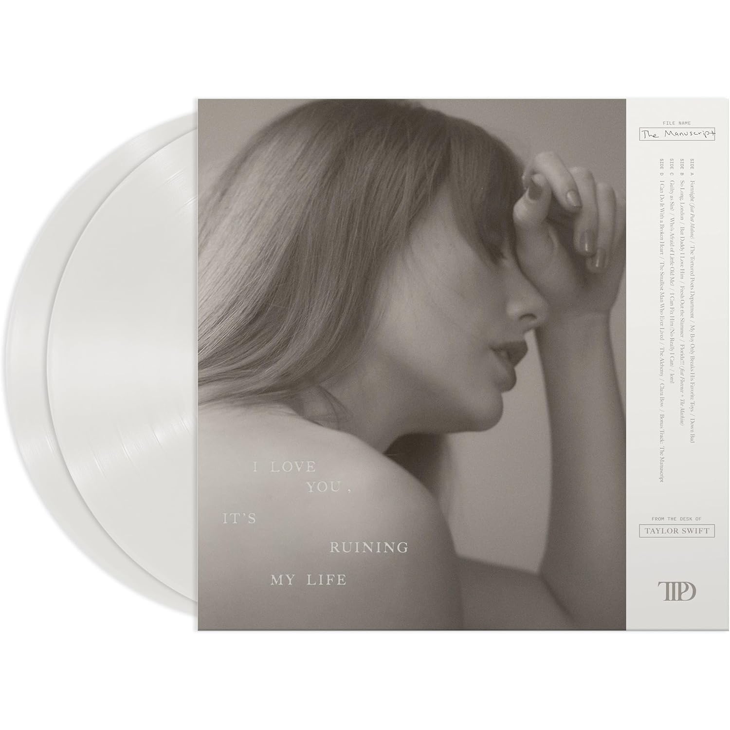 Taylor Swift - The Tortured Poets Department [Ghosted White 2 LP] [Explicit Content] - - [Vinyl]