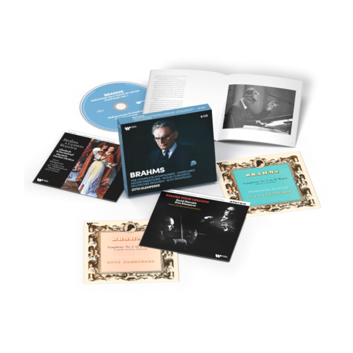 Otto Klemperer - Brahms: Complete Symphonies + More - [CD]