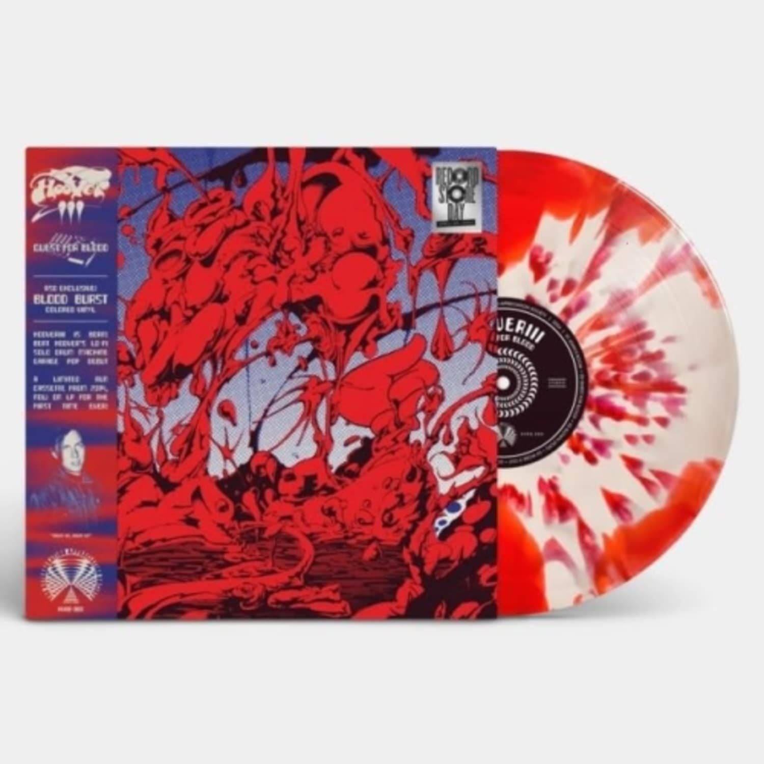 Hooveriii - RSD 224 - QUEST FOR BLOOD (RED SPLATTER VINYL) - Vinyl