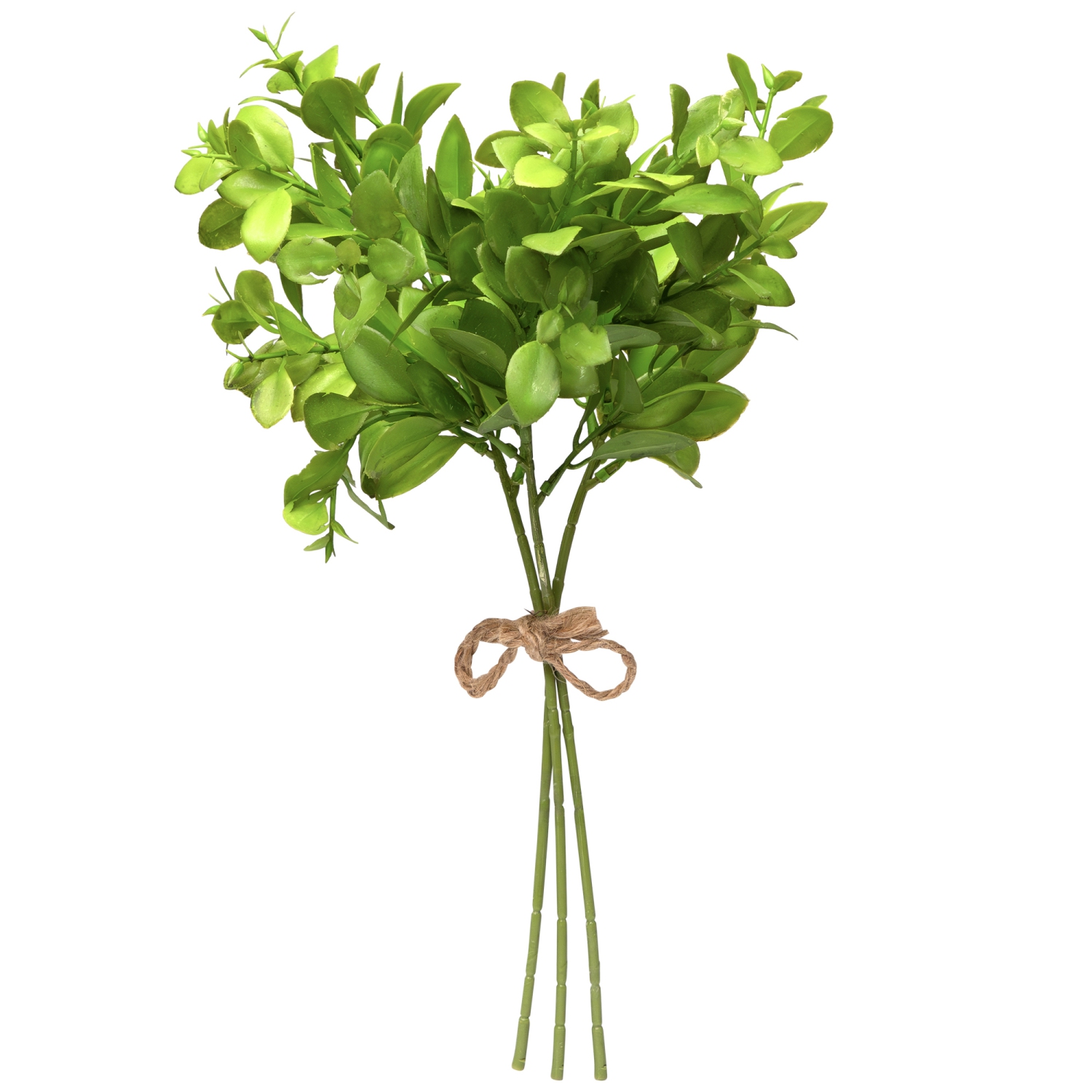 Japanese Boxwood Leaf Artificial Bundles - 15" - Set of 6