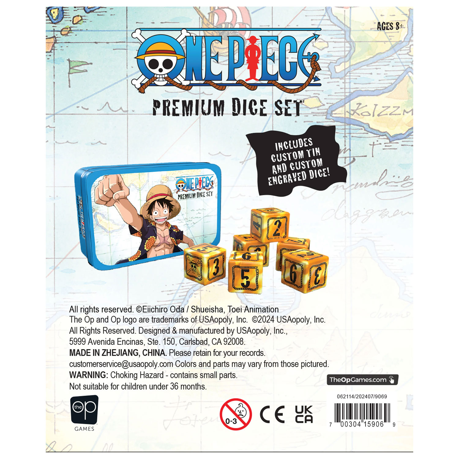 Ensemble de dés de qualité supérieure One Piece