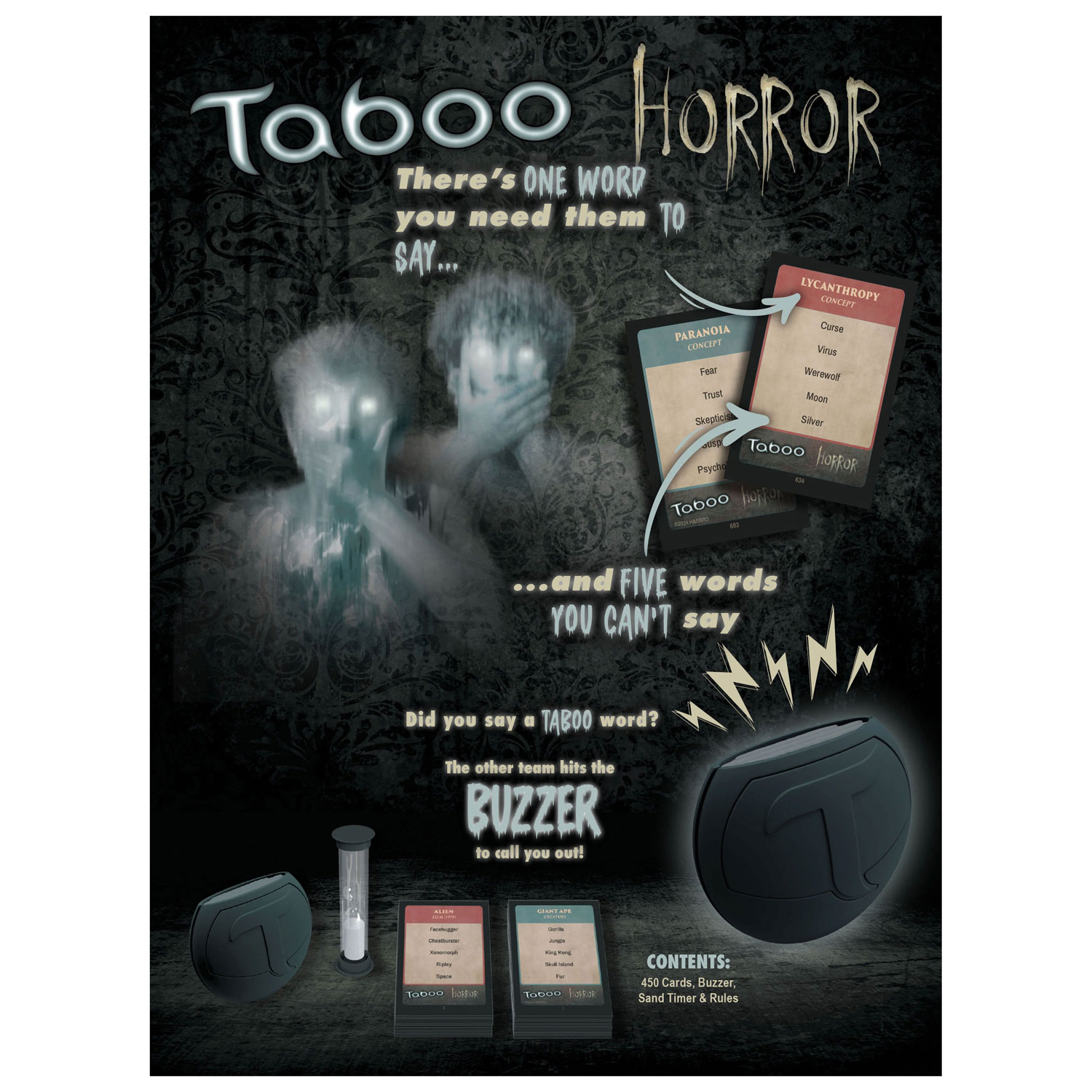 Jeu de cartes Taboo: Horror