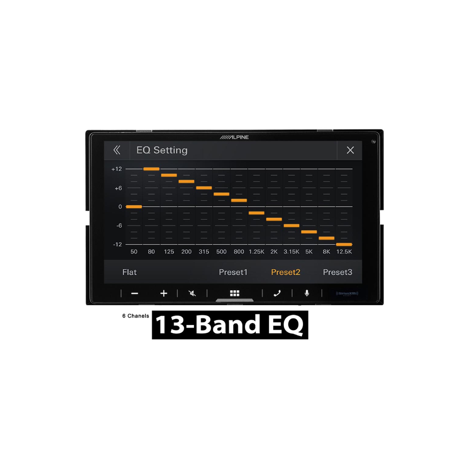 Récepteur multimédia numérique de 6,75&nbsp;po ILX-W770 d'Alpine