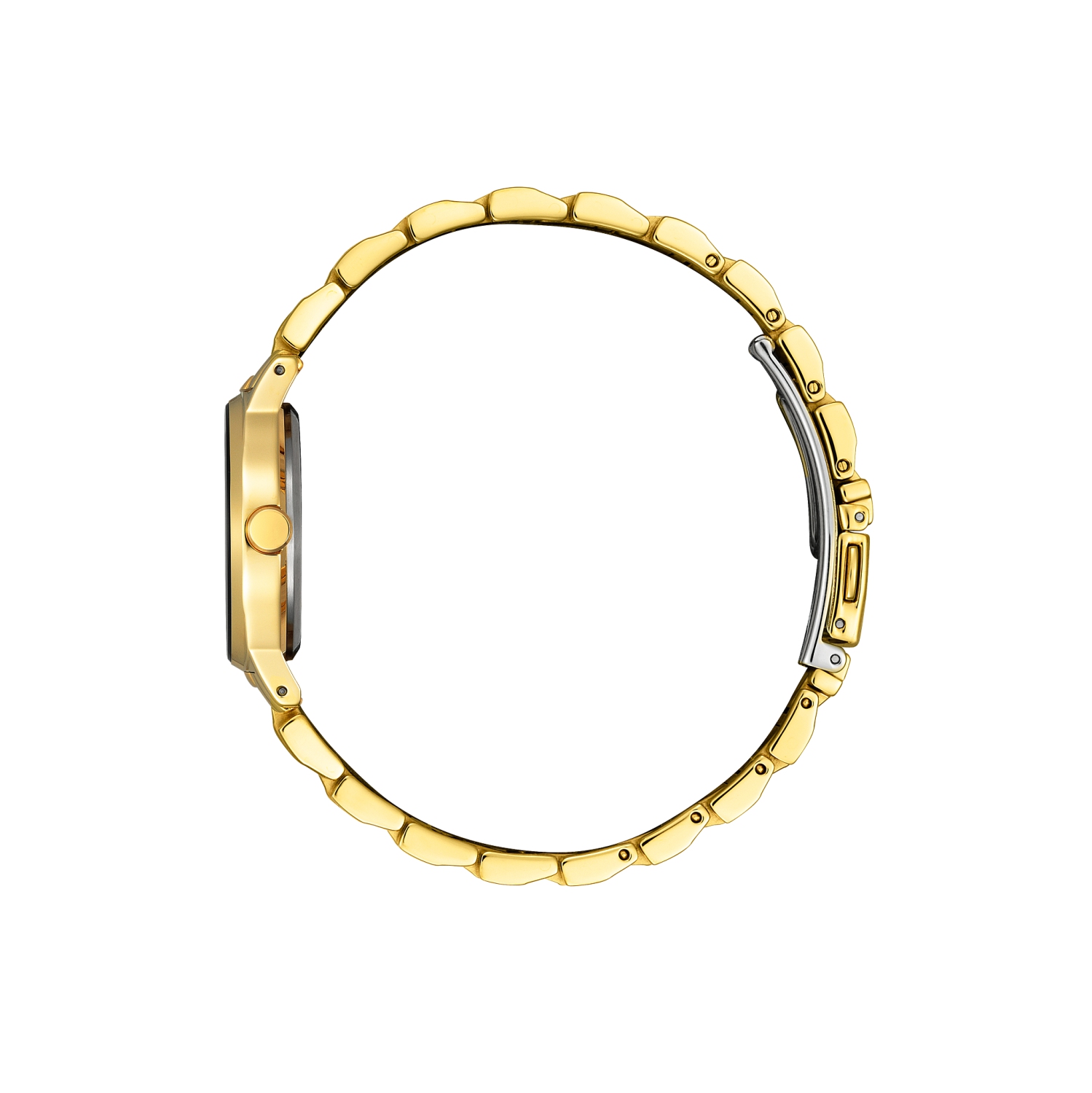 Montre pour femmes Axiom Eco-Drive 28&nbsp;mm de Citizen avec boîtier et bracelet en acier inoxydable doré et cadran noir