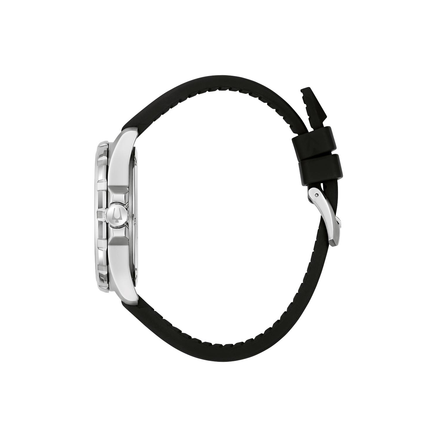 Montre à quartz pour hommes Marine Star de Bulova 46,5&nbsp;mm boîtier inox argenté bracelet cuir vert et bracelet en silicone et cadran vert