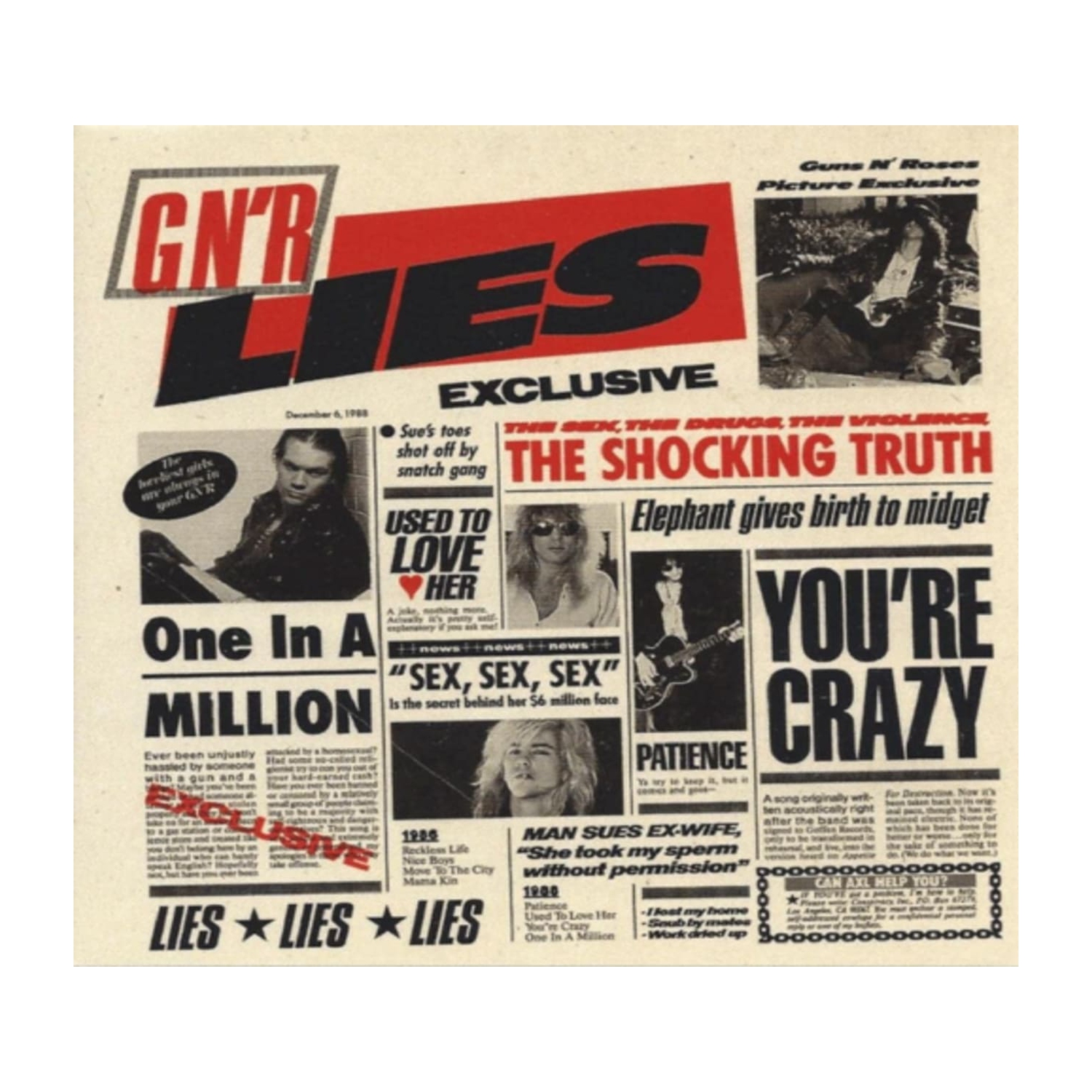 Guns N' Roses - G N R Lies [Explicit Content] - - [CD]