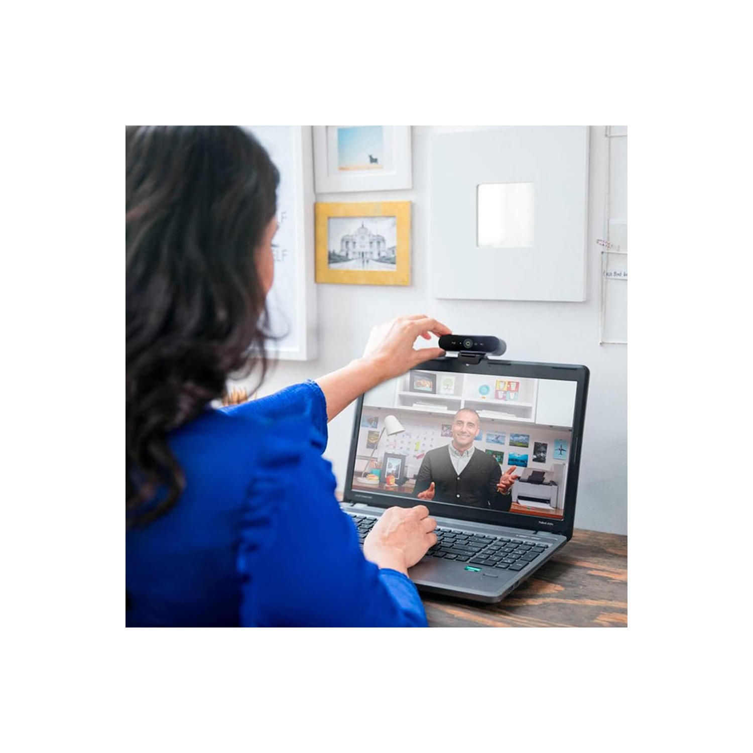 Logitech Brio 4K Pro Webcam with HDR & Noise-Cancelling Mics