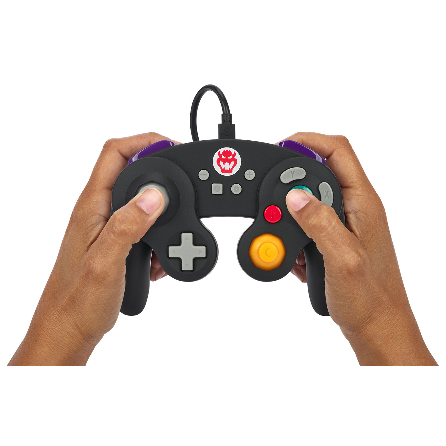 Manette avec fil de style GameCube de PowerA pour Nintendo Switch - Bowser
