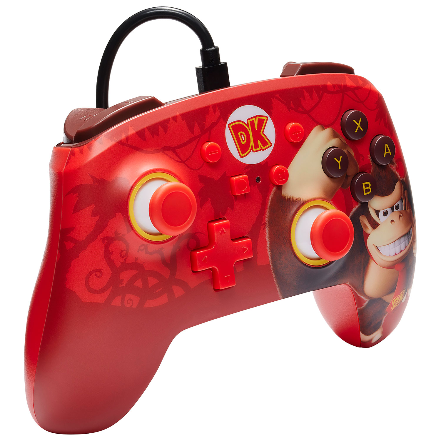 Manette avec fil optimisée de PowerA pour Nintendo Switch - Donkey Kong Flex