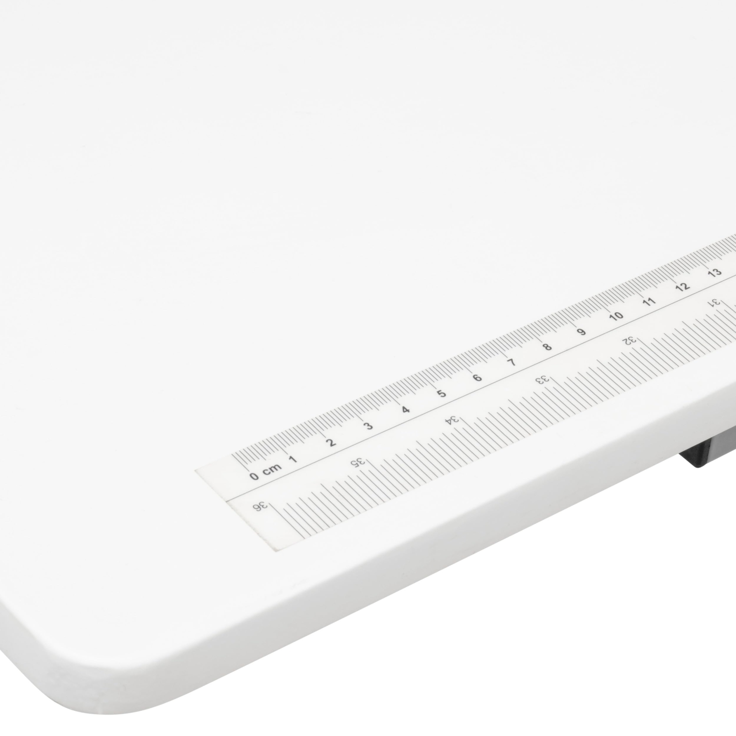 Table à coudre pliante compacte Rollaway II, argenté/blanc