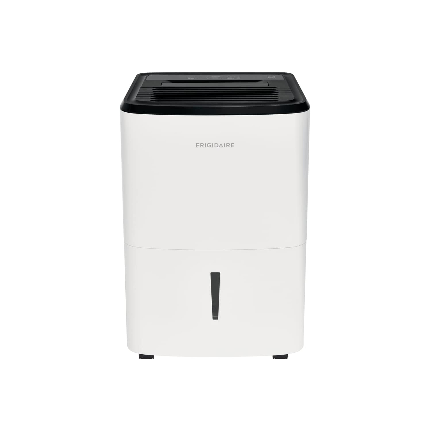 Déshumidificateur Frigidaire de 50 chopines. Couverture de 4&nbsp;500 pieds carrés. Idéal pour les grandes pièces et les sous-sols. Seau de 1,7