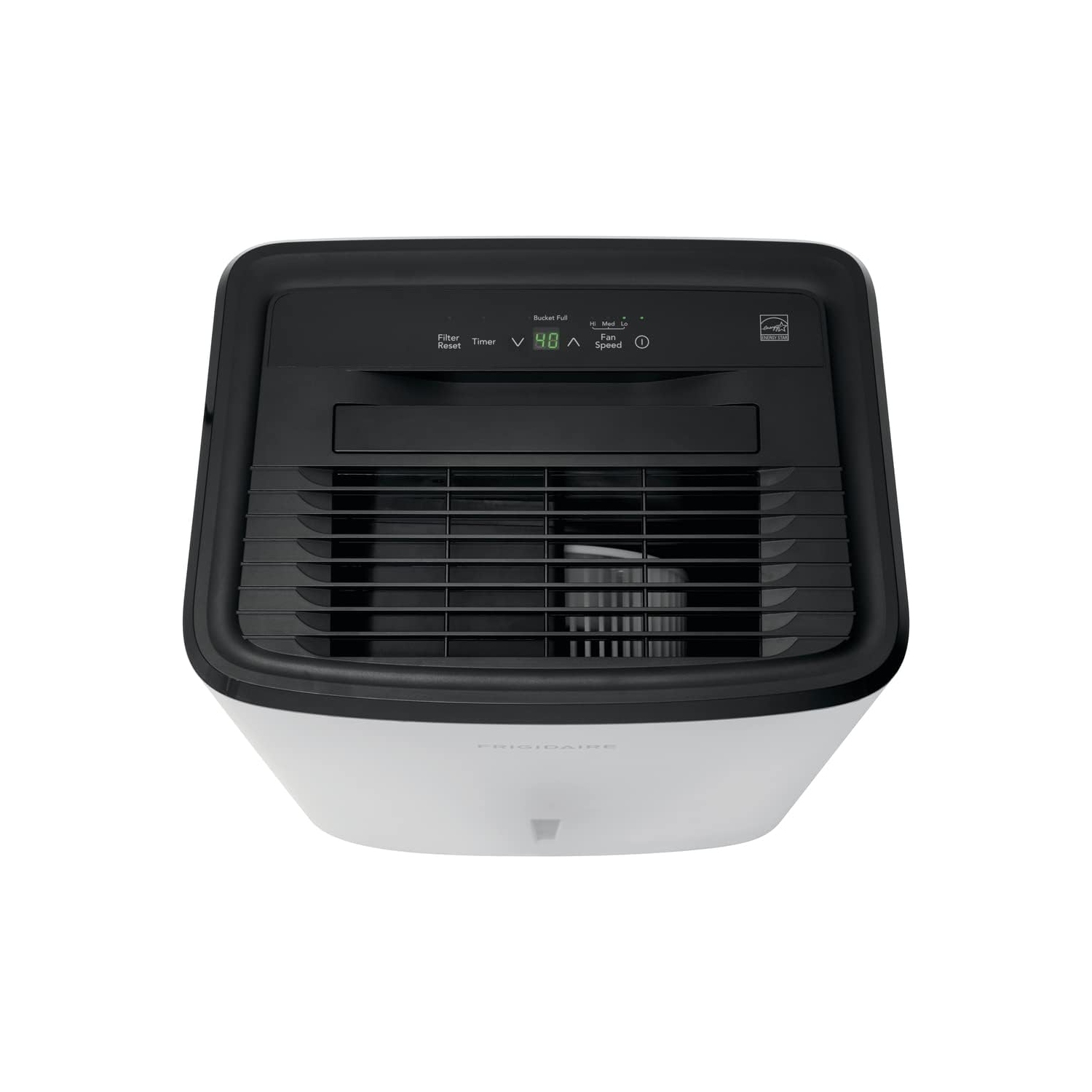 Déshumidificateur Frigidaire de 50 chopines. Couverture de 4&nbsp;500 pieds carrés. Idéal pour les grandes pièces et les sous-sols. Seau de 1,7