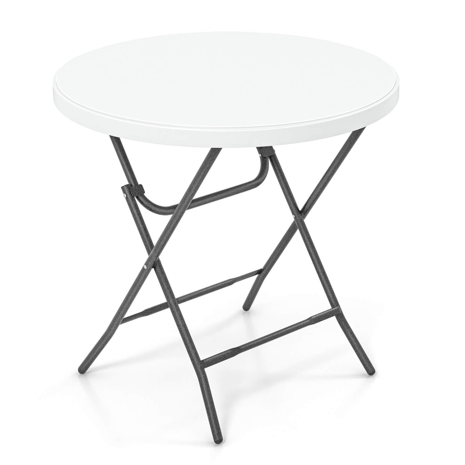 Table ronde pliante et légère de 32&nbsp;po de Costway pour pique-nique